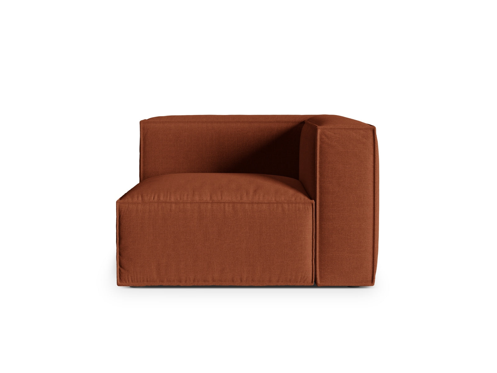 Nuria Corner Modul 1 Sitzer in Brick präsentiert im Onlineshop von KAQTU Design AG. Modulares Sofa ist von Micadoni