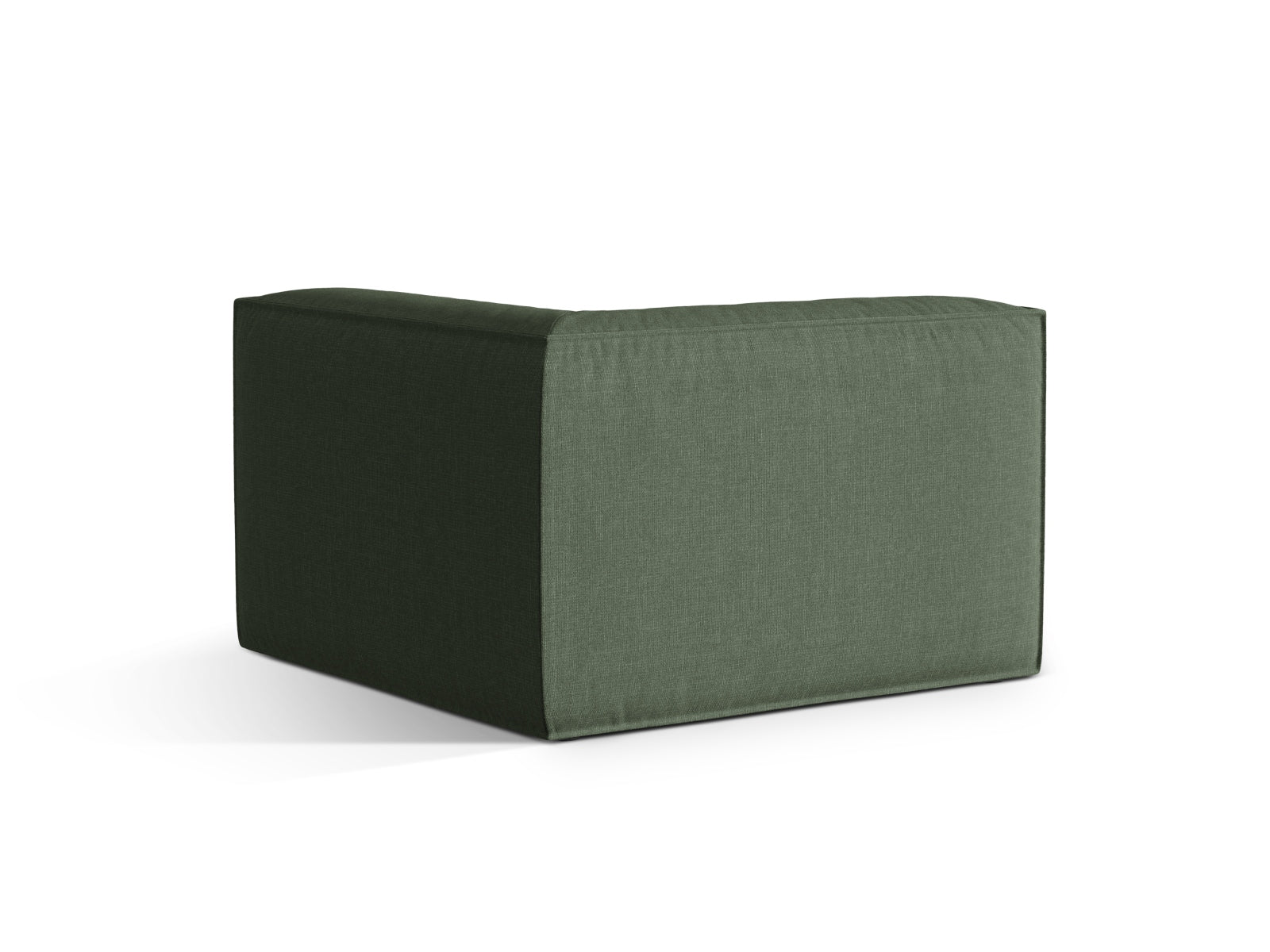 Nuria Corner Modul 1 Sitzer in Moss Green präsentiert im Onlineshop von KAQTU Design AG. Modulares Sofa ist von Micadoni