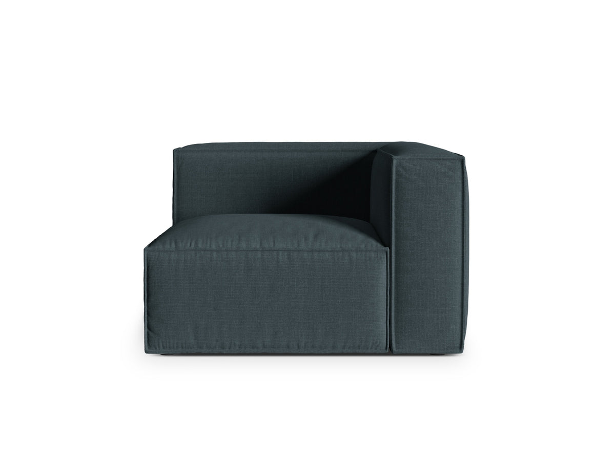 1-Sitzer Eckmodul Nuria in Deep Petrol-Liberty präsentiert im Onlineshop von KAQTU Design AG. Modulares Sofa ist von Micadoni