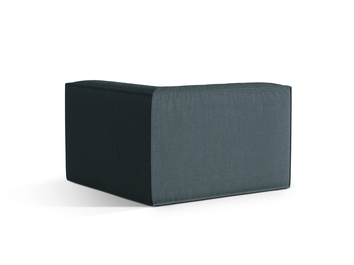 1-Sitzer Eckmodul Nuria in Deep Petrol-Liberty präsentiert im Onlineshop von KAQTU Design AG. Modulares Sofa ist von Micadoni