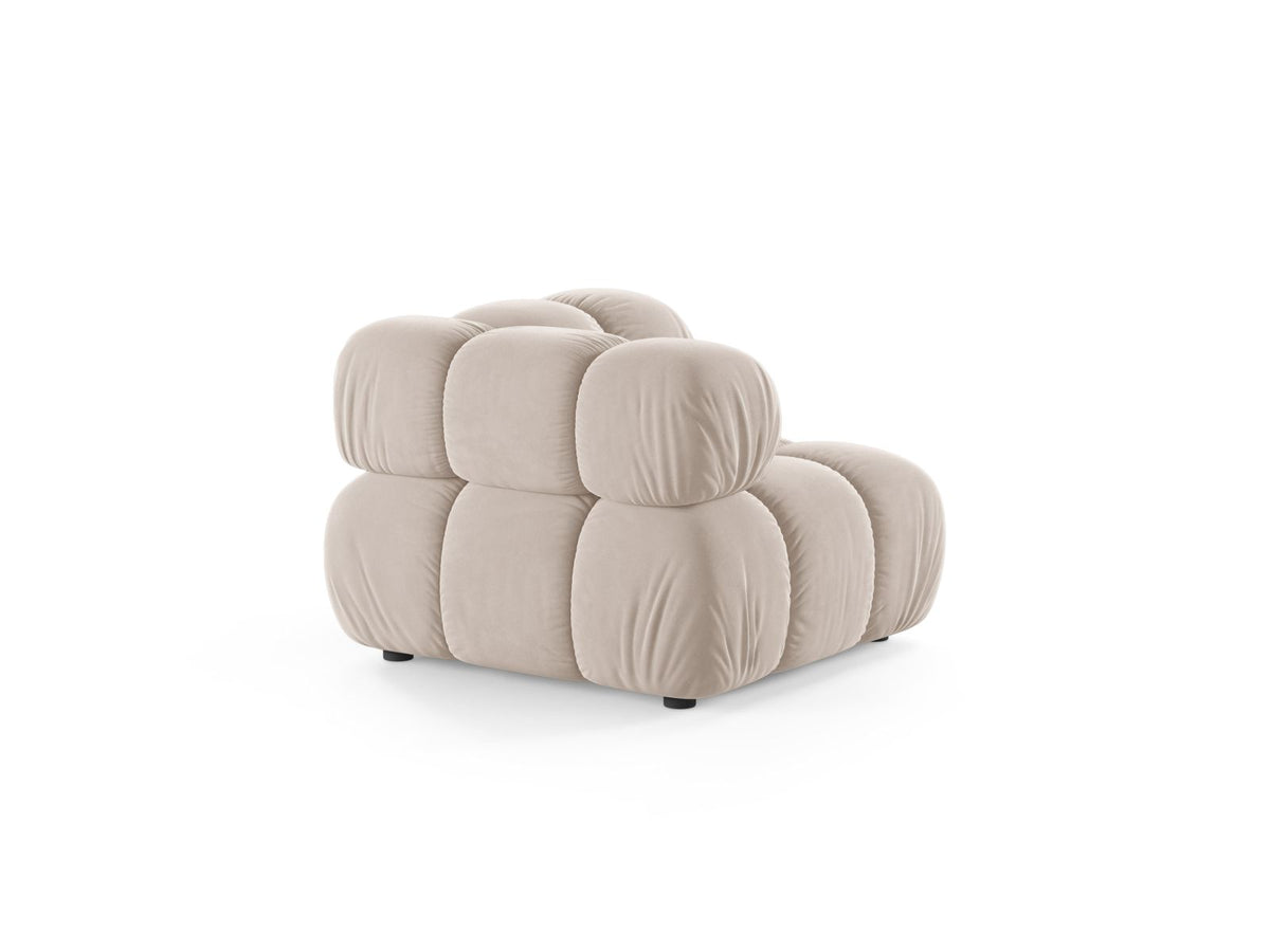 1-Sitzer Eckmodul Bellis in Light Beige-Venus präsentiert im Onlineshop von KAQTU Design AG. Modulares Sofa ist von Micadoni