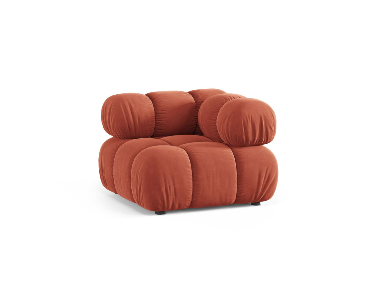 1-Sitzer Eckmodul Bellis in Coral-Venus präsentiert im Onlineshop von KAQTU Design AG. Modulares Sofa ist von Micadoni