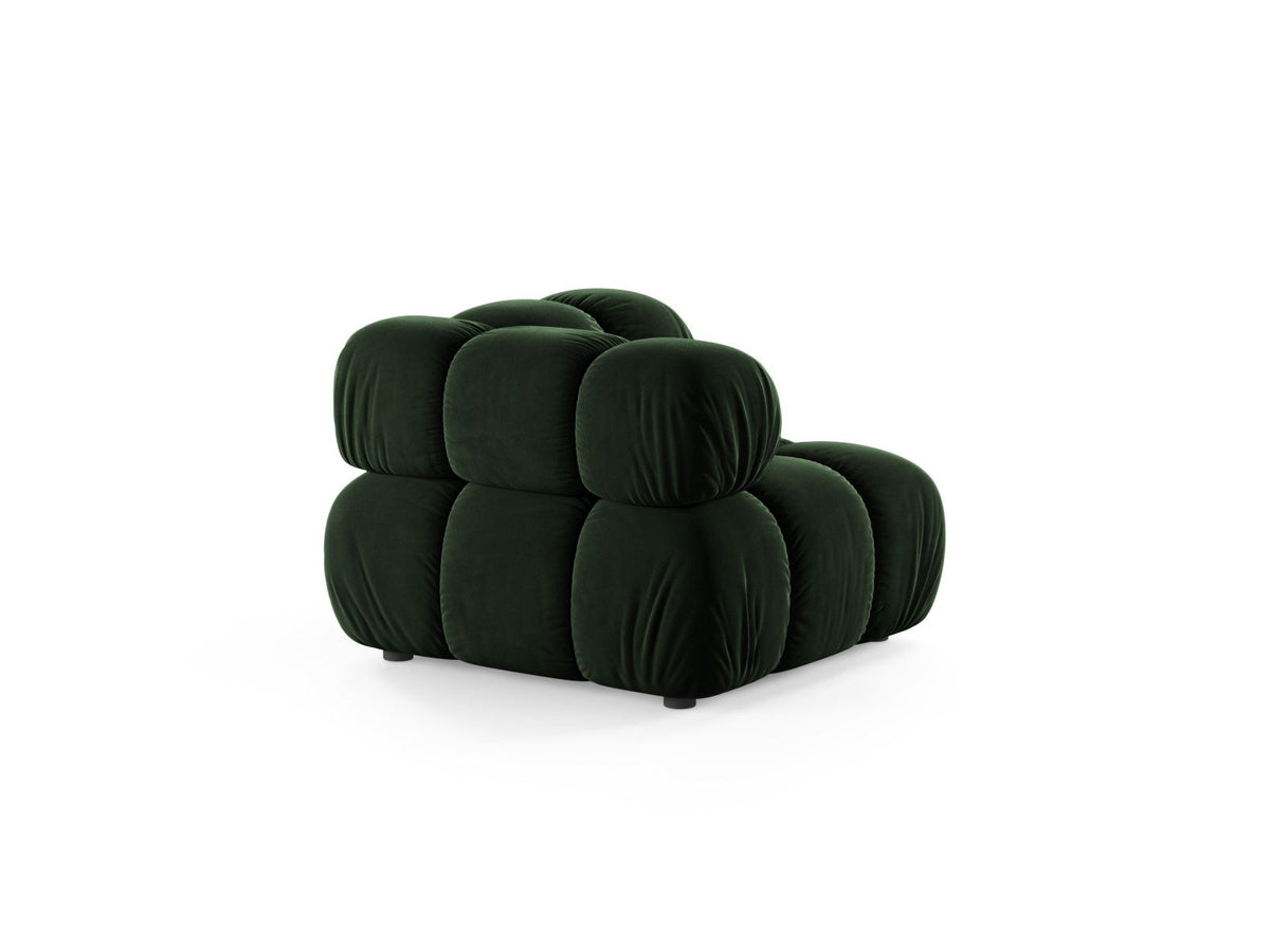 1-Sitzer Eckmodul Bellis in Bottle Green-Venus präsentiert im Onlineshop von KAQTU Design AG. Modulares Sofa ist von Micadoni