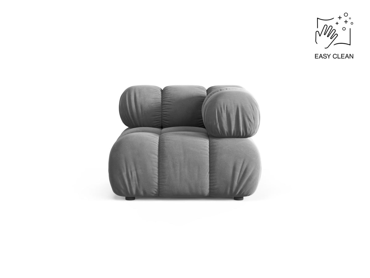 1-Sitzer Eckmodul Bellis in Light Grey-Venus präsentiert im Onlineshop von KAQTU Design AG. Modulares Sofa ist von Micadoni