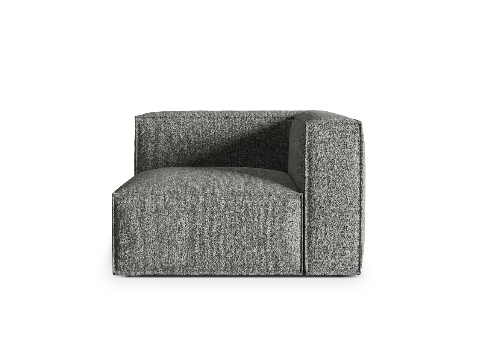 Nuria Corner Modul 1 Sitzer in Graphite präsentiert im Onlineshop von KAQTU Design AG. Modulares Sofa ist von Micadoni