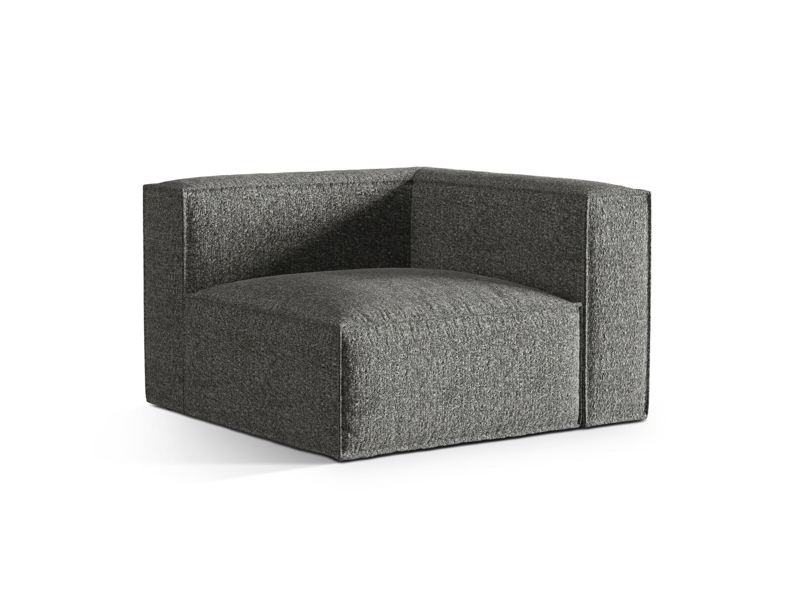 Nuria Corner Modul 1 Sitzer in Graphite präsentiert im Onlineshop von KAQTU Design AG. Modulares Sofa ist von Micadoni