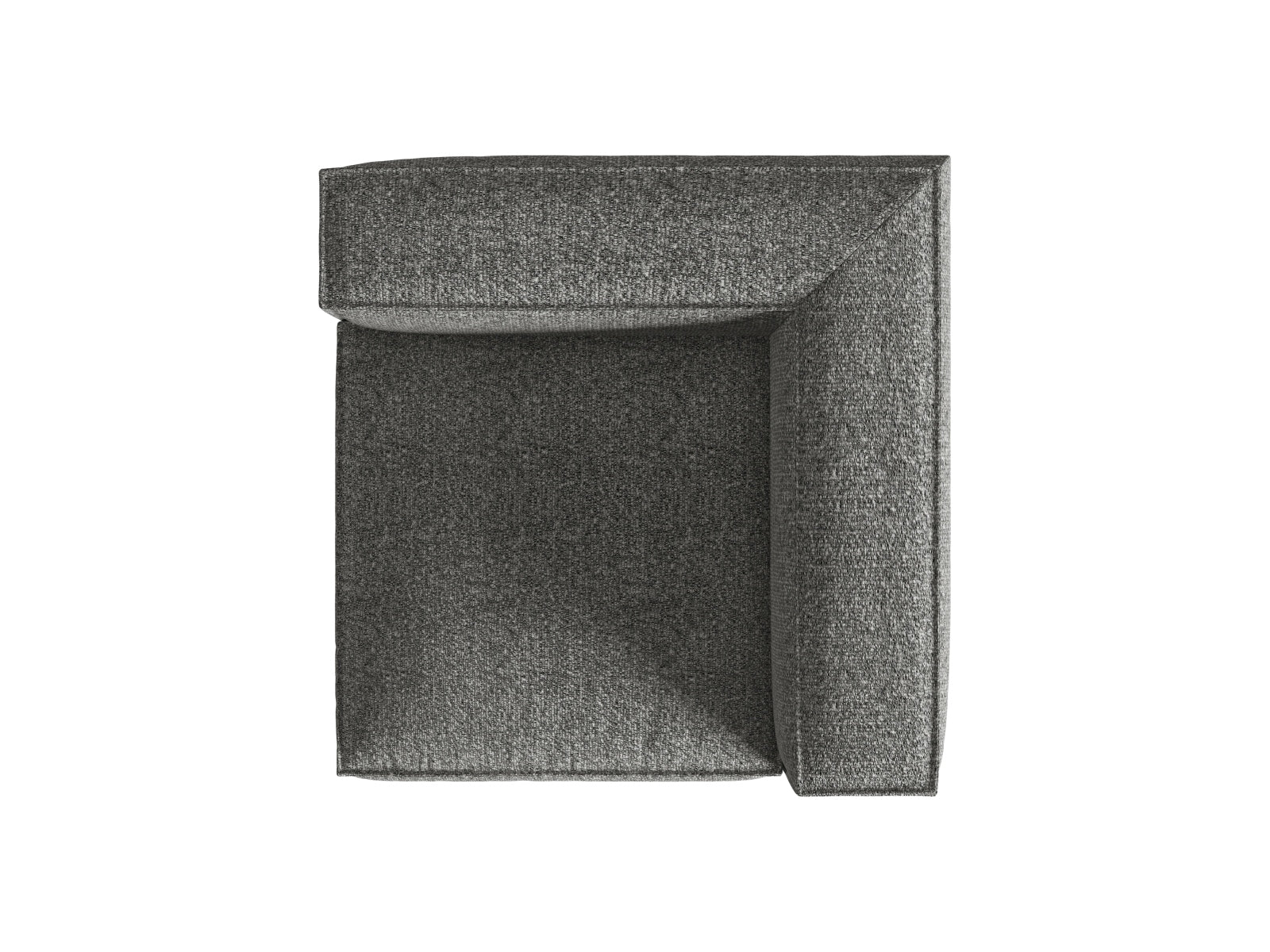 Modulares Sofa Nuria Corner Modul 1 Sitzer in Graphit, ideal für moderne Wohnräume. Bietet Komfort und Anpassungsfähigkeit für jedes Zuhause.