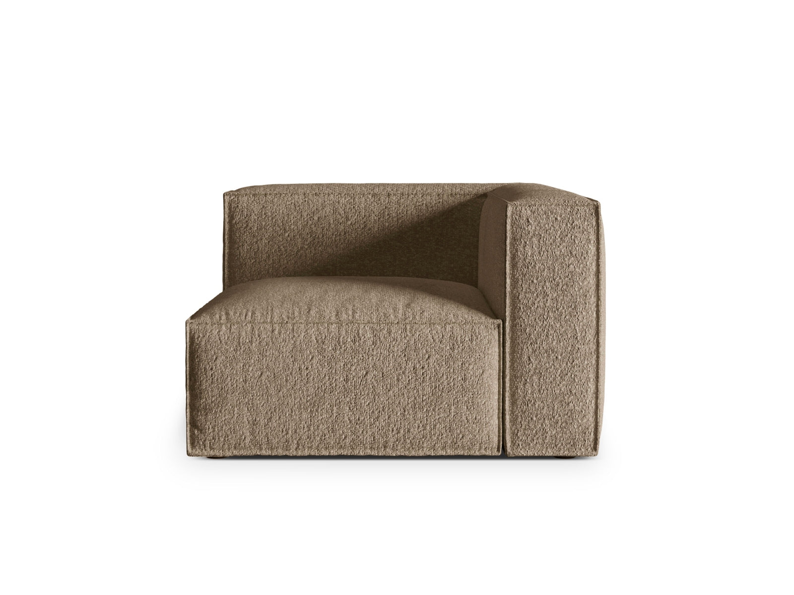 Nuria Corner Modul 1 Sitzer in Cappuccino präsentiert im Onlineshop von KAQTU Design AG. Modulares Sofa ist von Micadoni