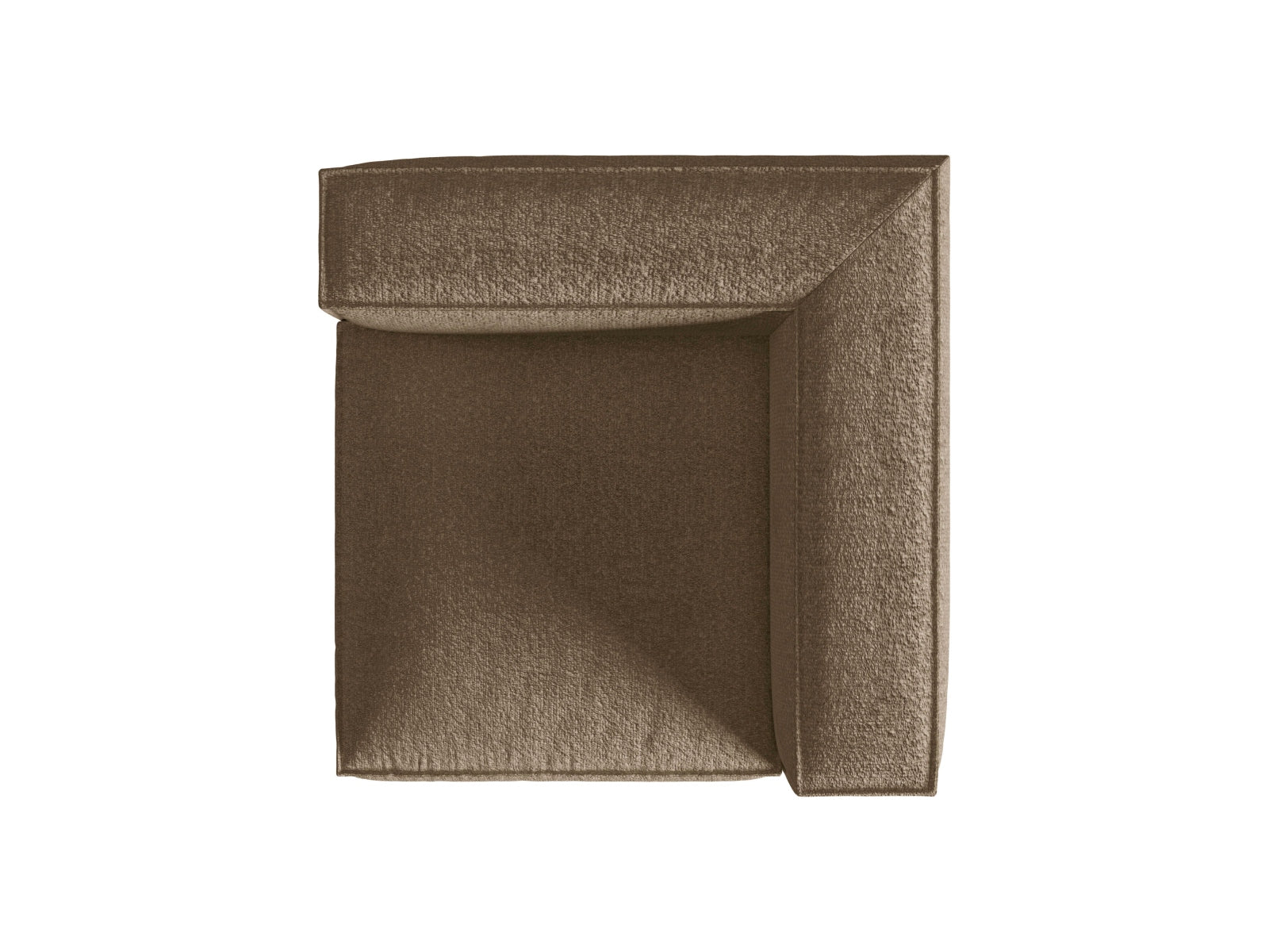 Nuria Corner Modul 1 Sitzer in Cappuccino präsentiert im Onlineshop von KAQTU Design AG. Modulares Sofa ist von Micadoni