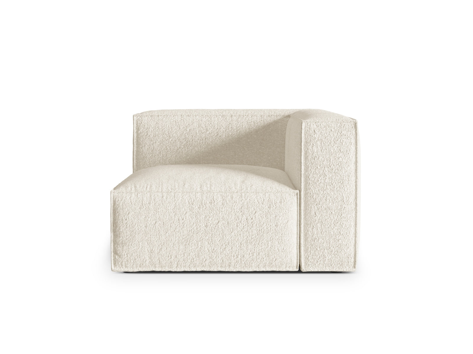 Nuria Corner Modul 1 Sitzer in Ivory präsentiert im Onlineshop von KAQTU Design AG. Modulares Sofa ist von Micadoni