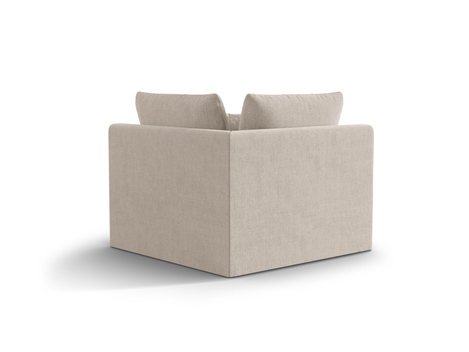 Bloom Corner Modul 1 Sitzer in Dark Beige präsentiert im Onlineshop von KAQTU Design AG. Modulares Sofa ist von Micadoni