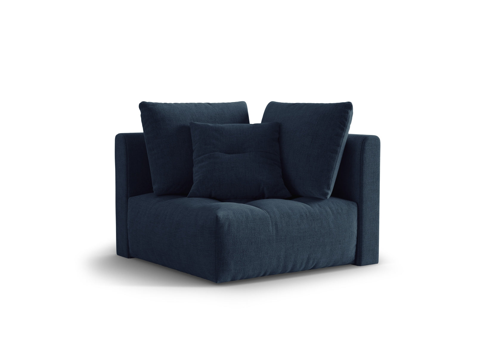 Bloom Corner Modul 1 Sitzer in Dark Blue präsentiert im Onlineshop von KAQTU Design AG. Modulares Sofa ist von Micadoni
