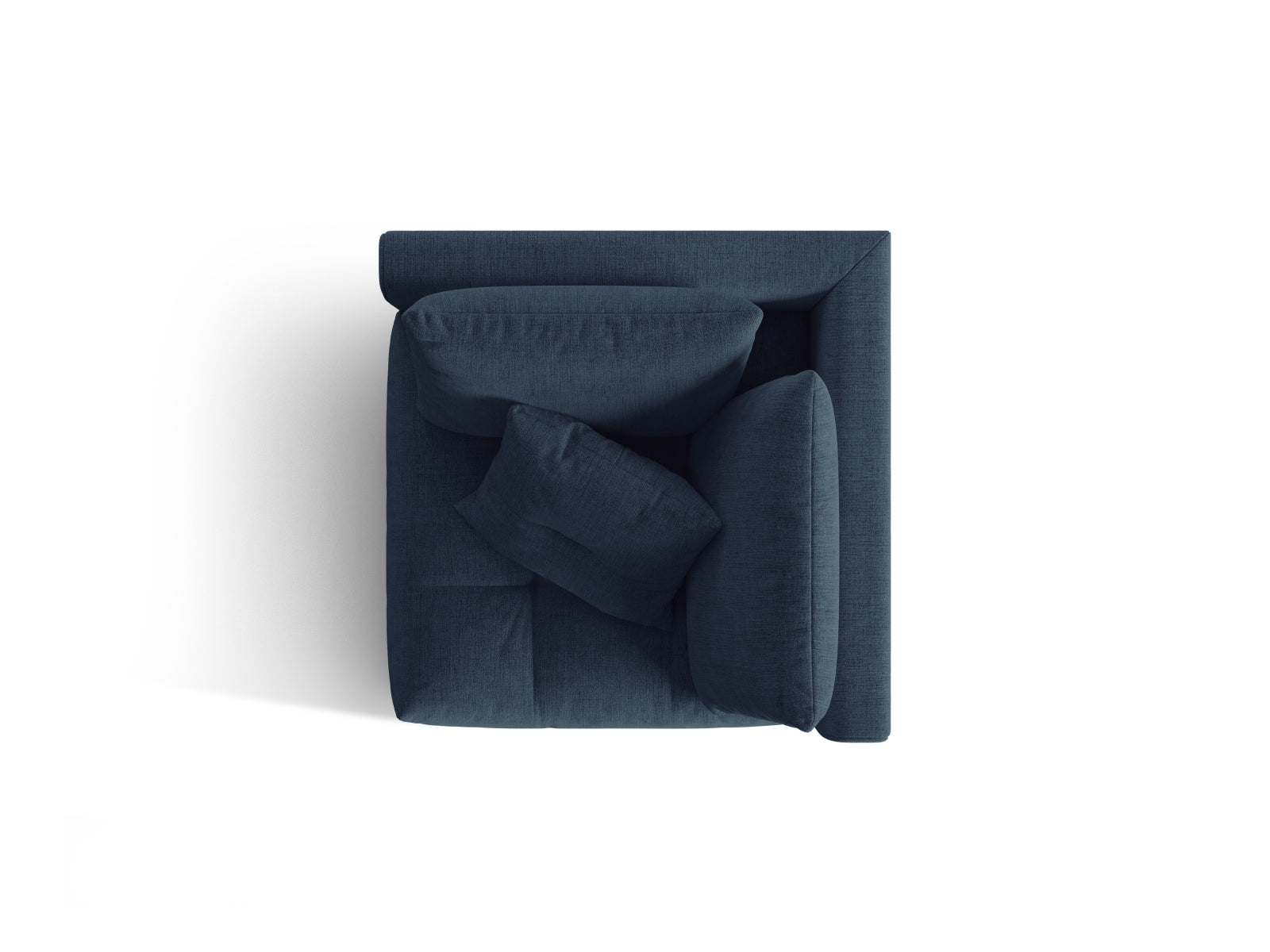 Bloom Corner Modul 1 Sitzer in Dark Blue präsentiert im Onlineshop von KAQTU Design AG. Modulares Sofa ist von Micadoni