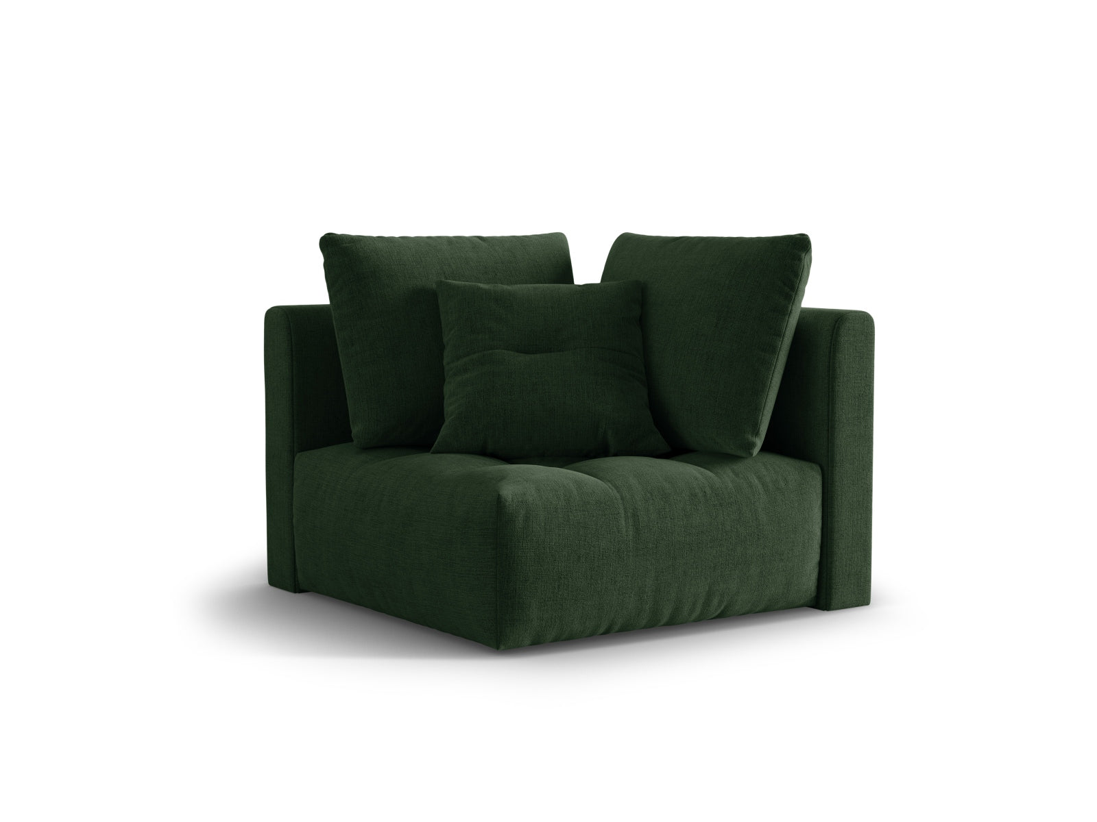 Bloom Corner Modul 1 Sitzer in Moss Green präsentiert im Onlineshop von KAQTU Design AG. Modulares Sofa ist von Micadoni