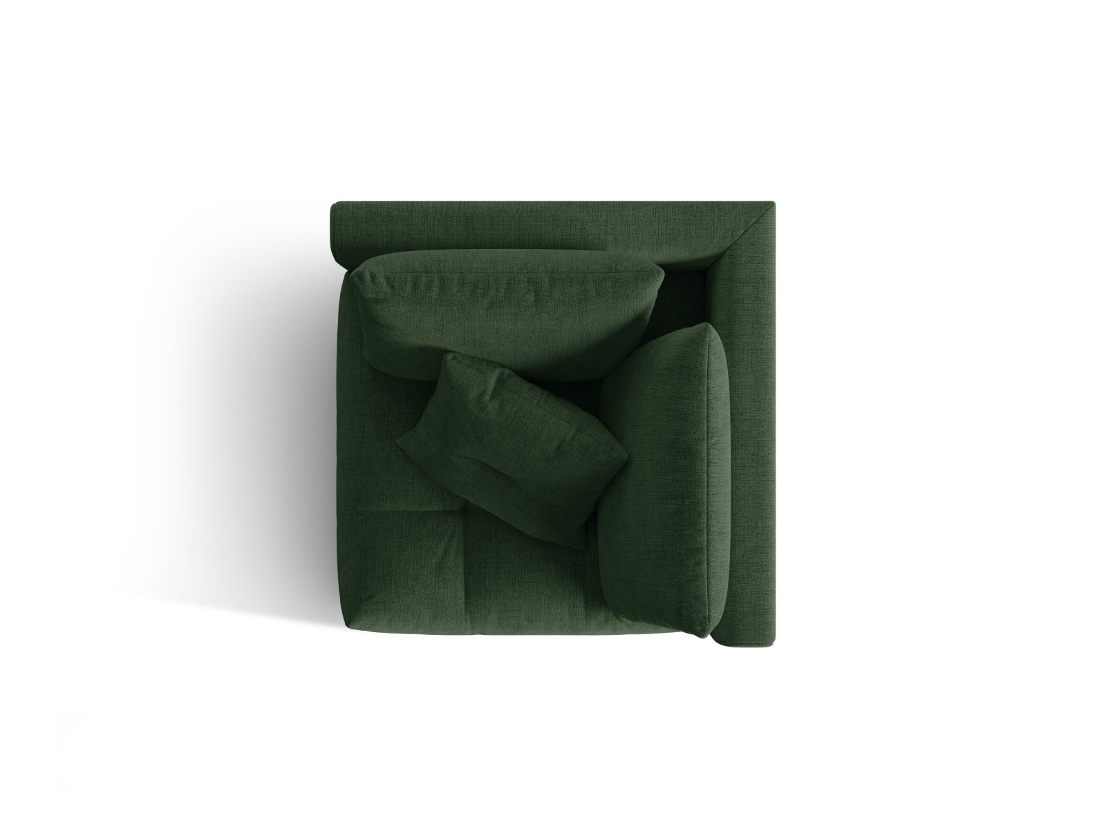 Bloom Corner Modul 1 Sitzer in Moss Green präsentiert im Onlineshop von KAQTU Design AG. Modulares Sofa ist von Micadoni