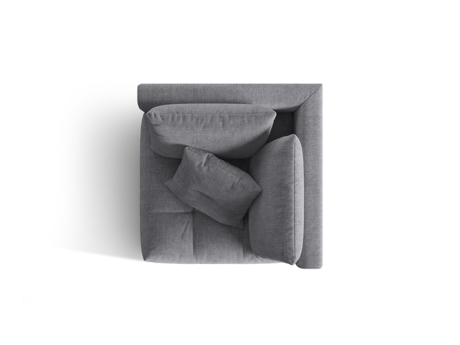 Bloom Corner Modul 1 Sitzer in Grey präsentiert im Onlineshop von KAQTU Design AG. Modulares Sofa ist von Micadoni
