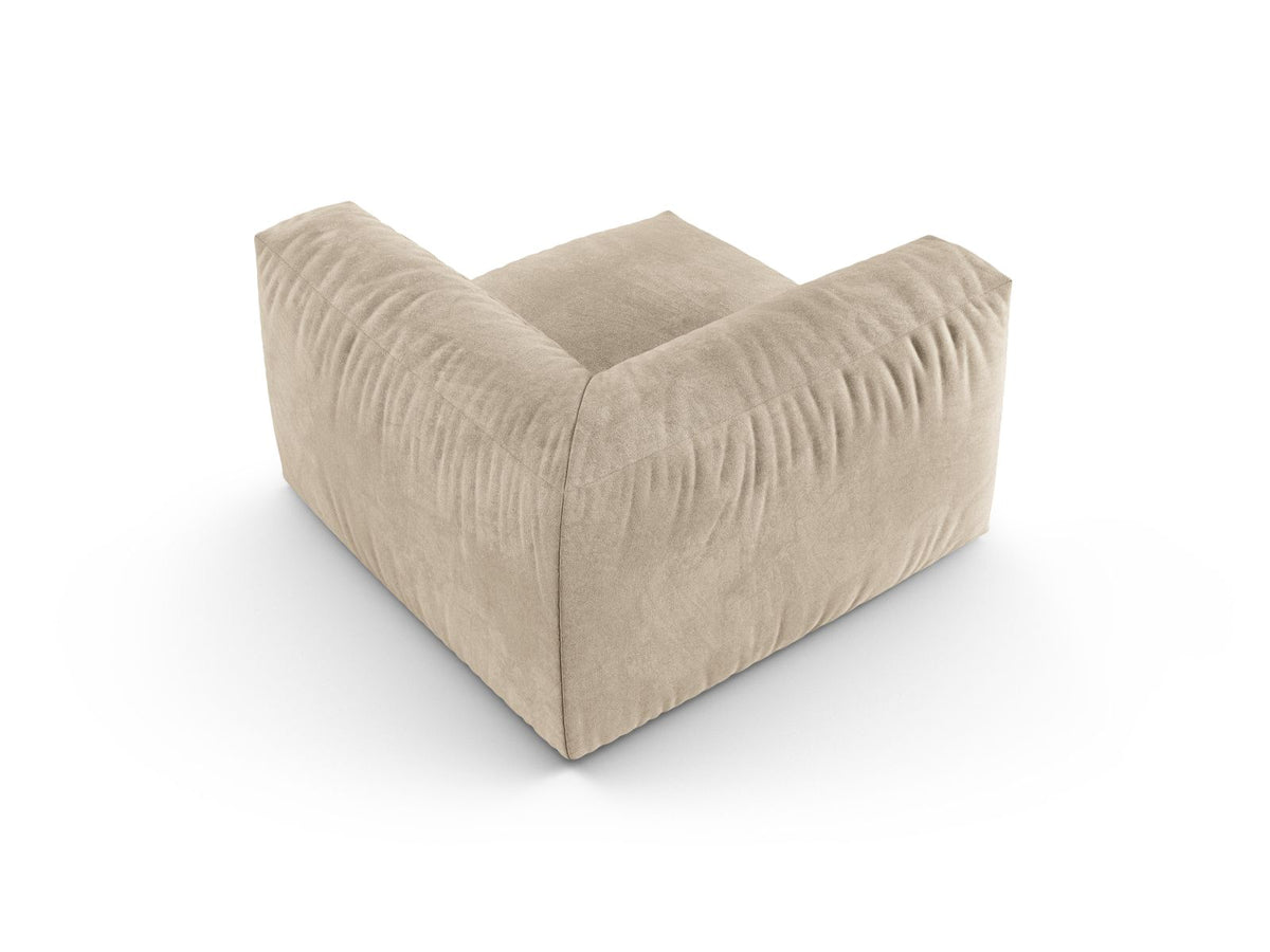 1-Sitzer Eckmodul XL Martina in Light Beige-Vogue präsentiert im Onlineshop von KAQTU Design AG. Modulares Sofa ist von Micadoni