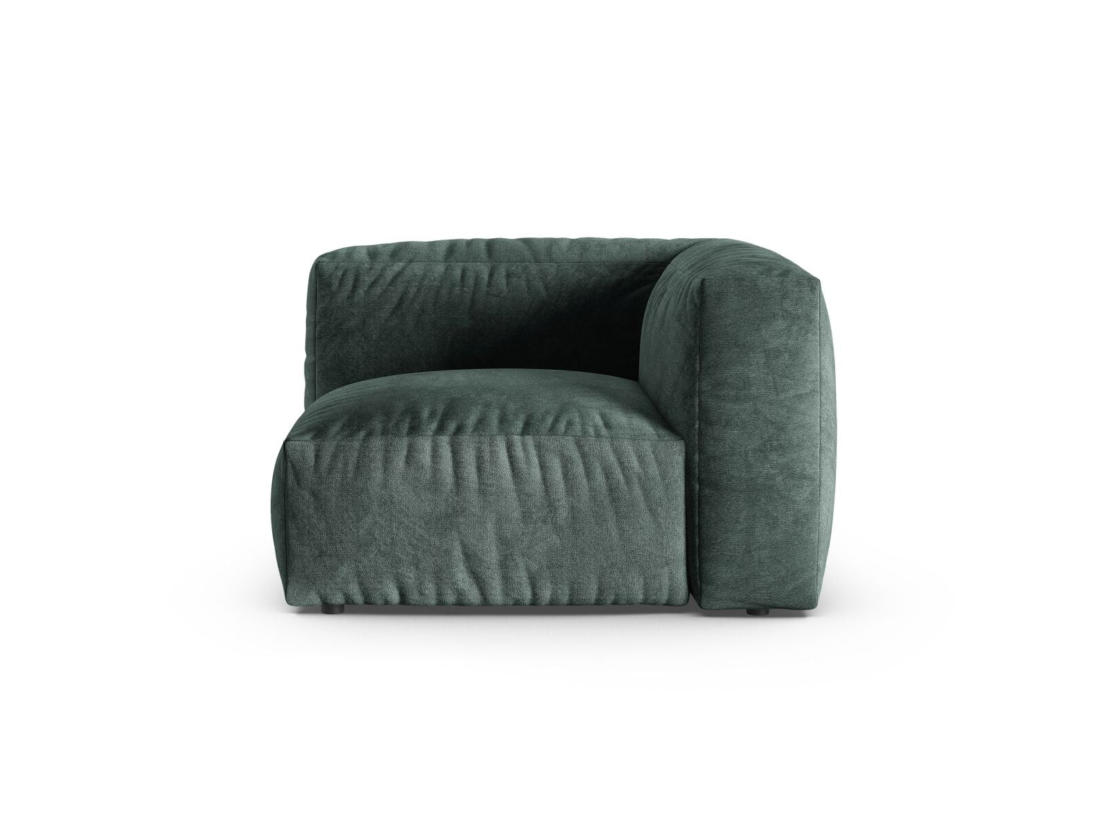 1-Sitzer Eckmodul XL Martina in Petrol-Vogue präsentiert im Onlineshop von KAQTU Design AG. Modulares Sofa ist von Micadoni