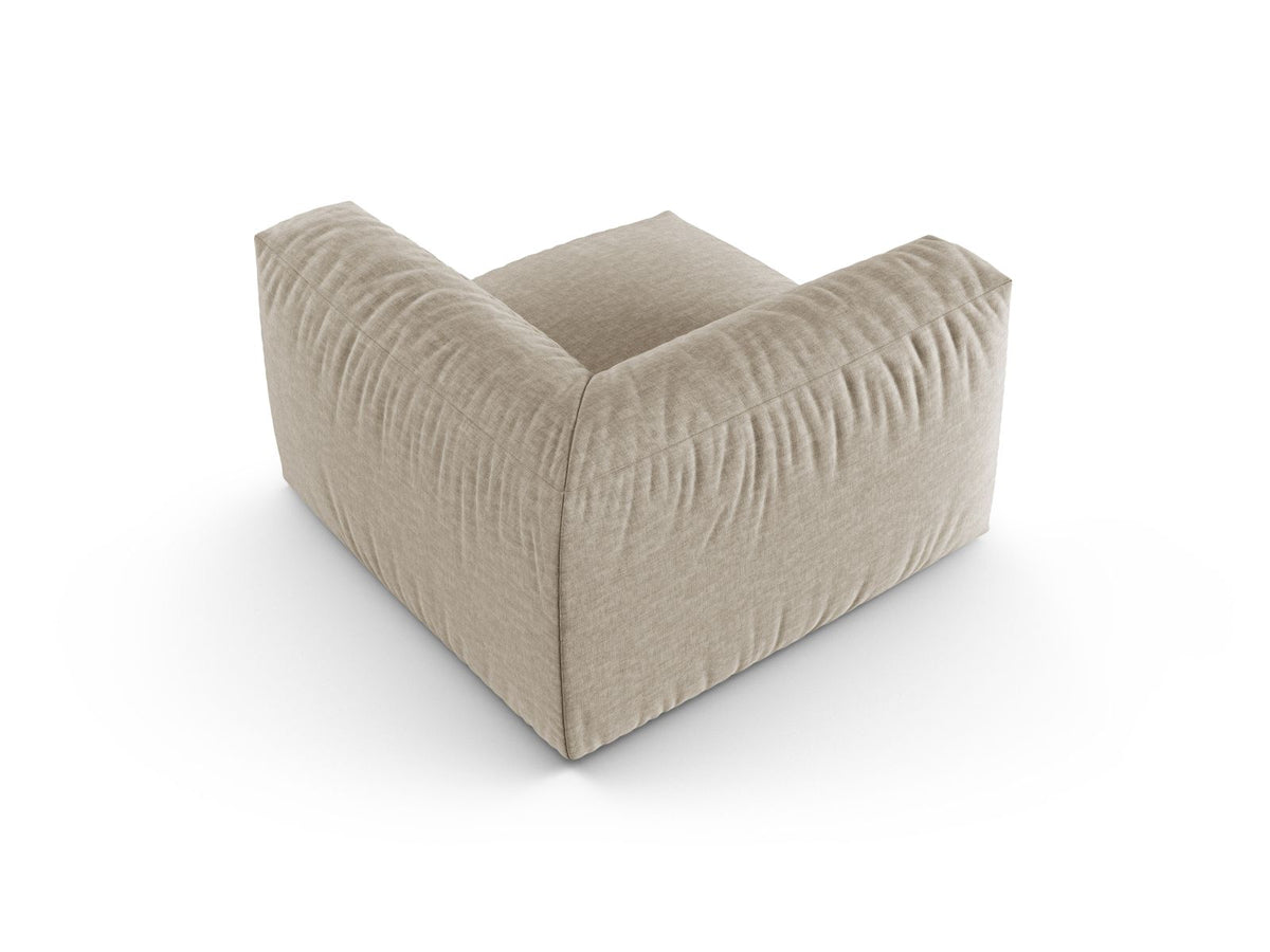 1-Sitzer Eckmodul XL Martina in Light Beige-Boston präsentiert im Onlineshop von KAQTU Design AG. Modulares Sofa ist von Micadoni
