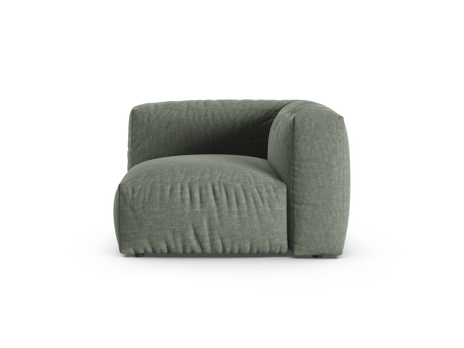 1-Sitzer Eckmodul XL Martina in Moss Green-Boston präsentiert im Onlineshop von KAQTU Design AG. Modulares Sofa ist von Micadoni