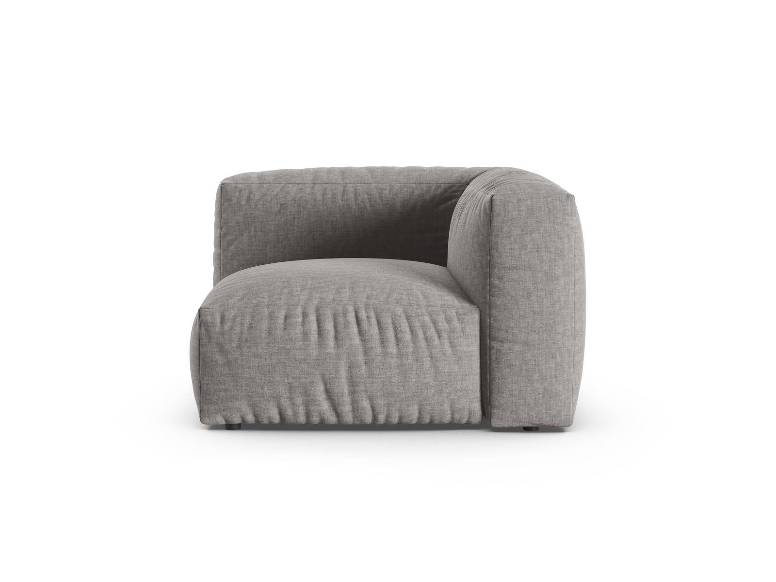 1-Sitzer Eckmodul XL Martina in Light Grey-Boston präsentiert im Onlineshop von KAQTU Design AG. Modulares Sofa ist von Micadoni