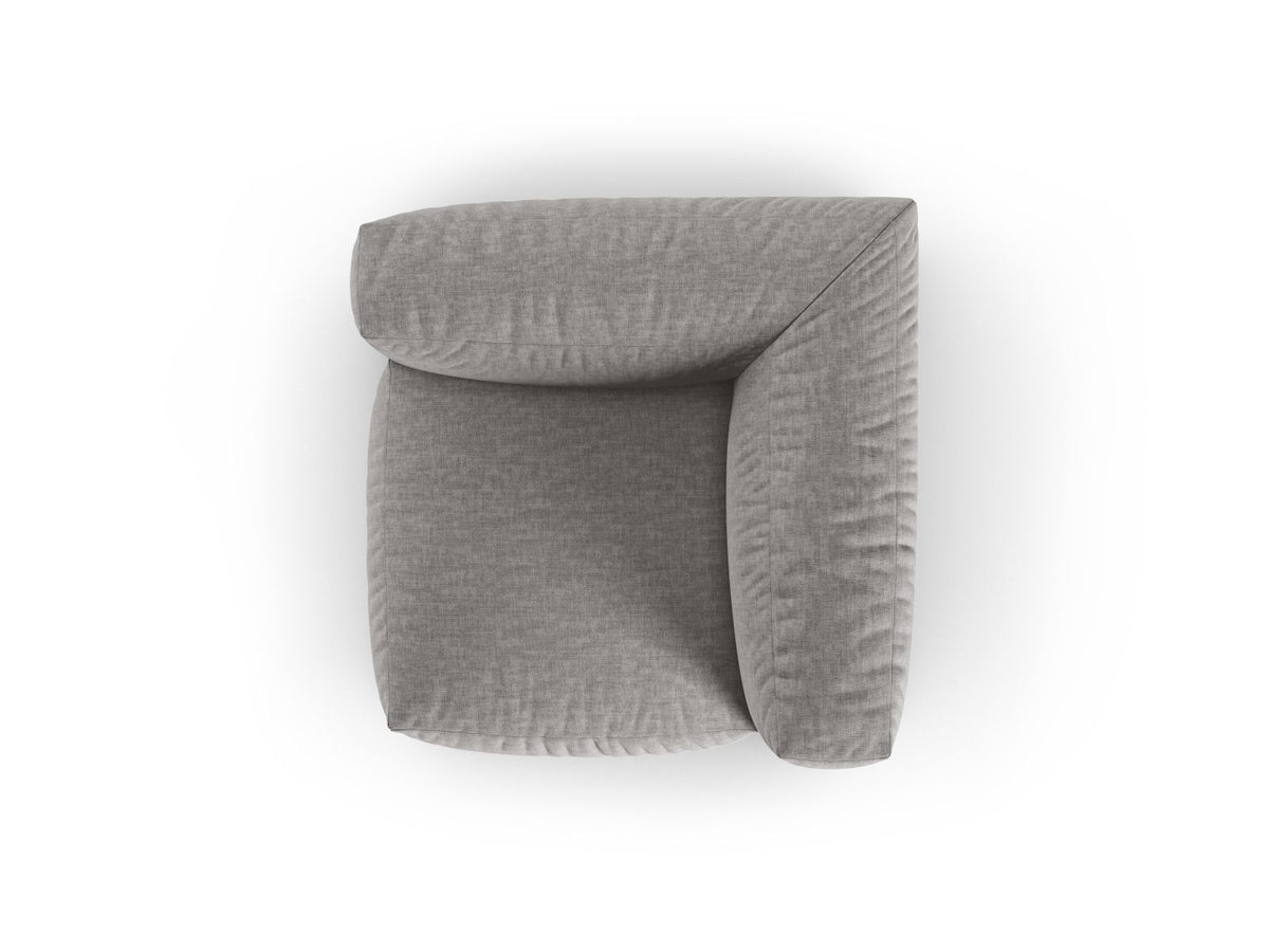 1-Sitzer Eckmodul XL Martina in Light Grey-Boston präsentiert im Onlineshop von KAQTU Design AG. Modulares Sofa ist von Micadoni