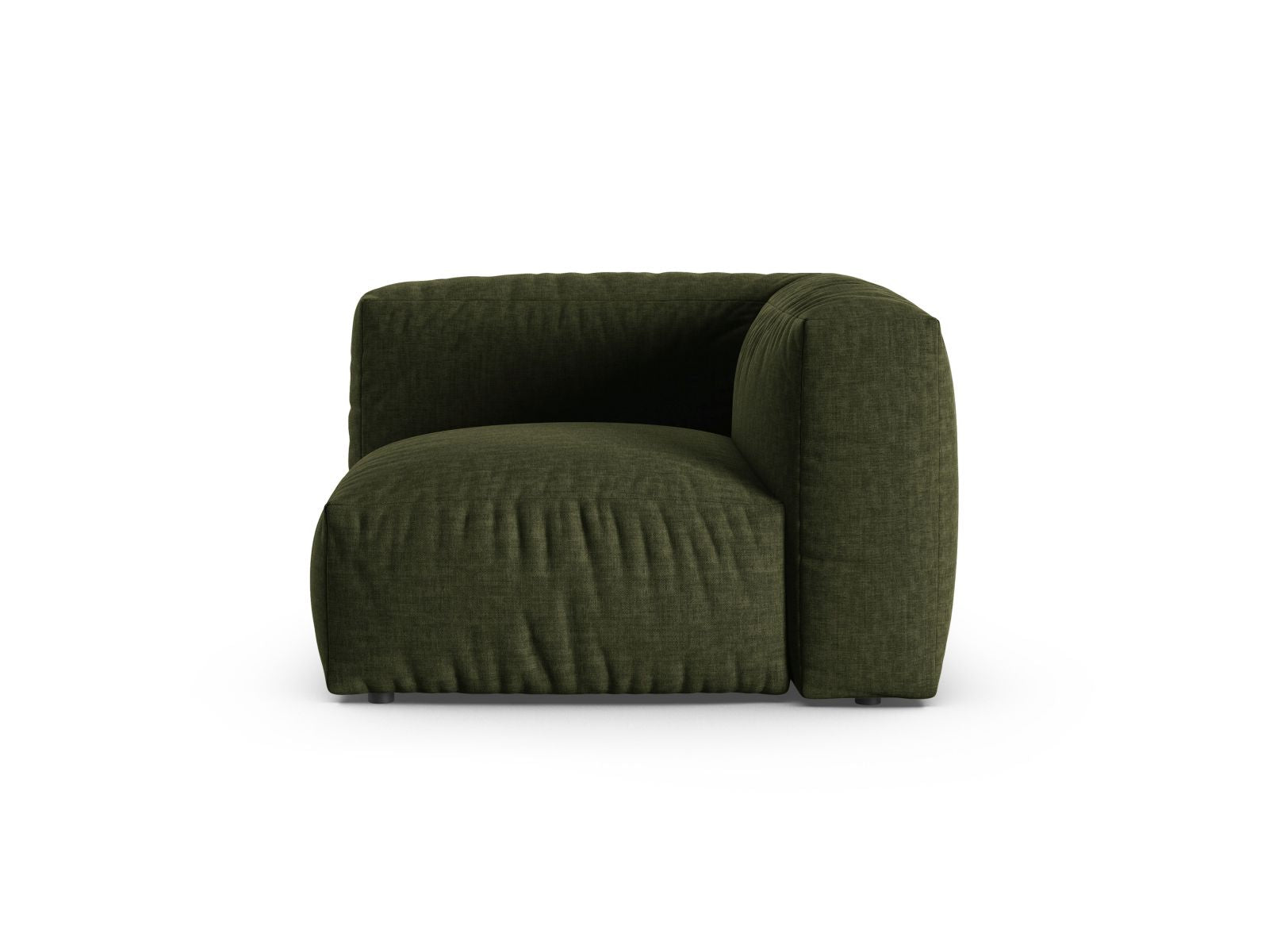 1-Sitzer Eckmodul XL Martina in Green-Boston präsentiert im Onlineshop von KAQTU Design AG. Modulares Sofa ist von Micadoni