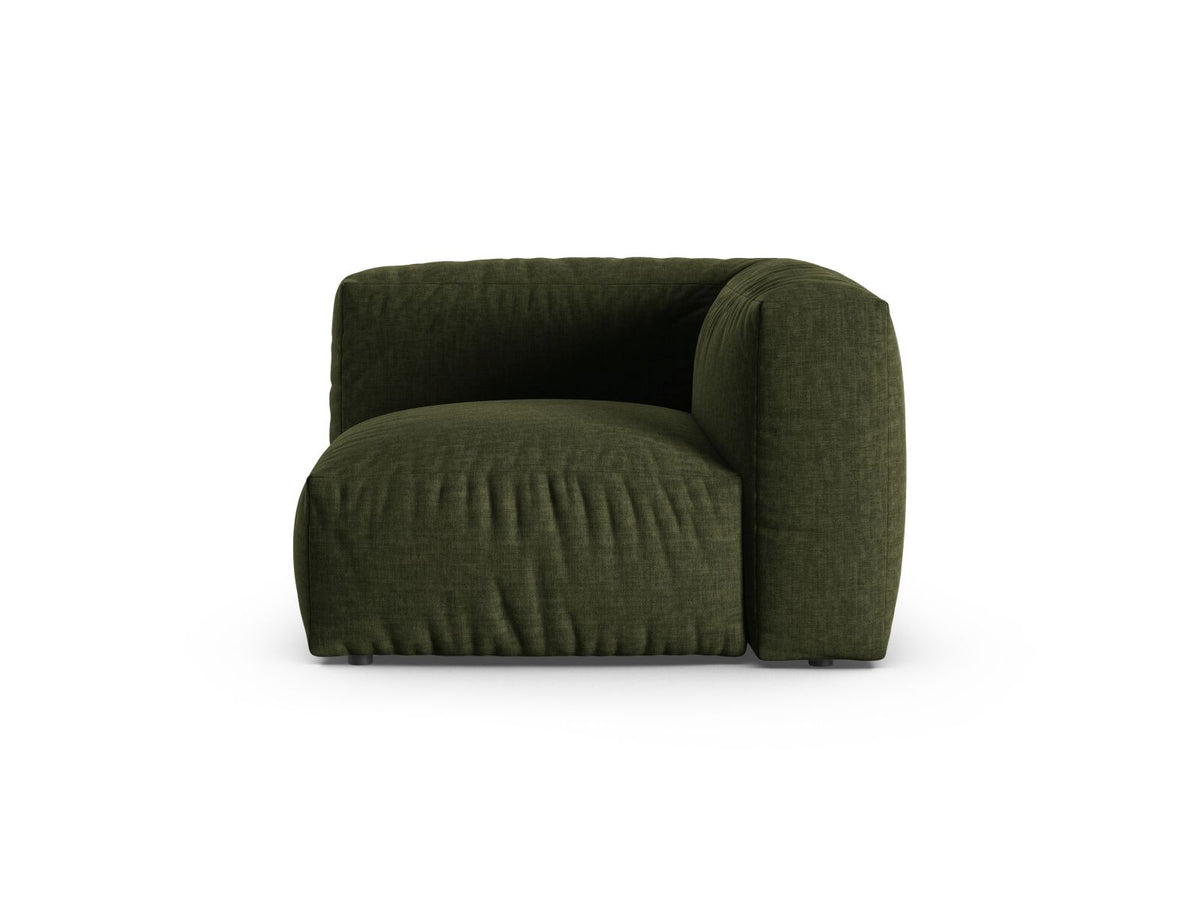 1-Sitzer Eckmodul XL Martina in Green-Boston präsentiert im Onlineshop von KAQTU Design AG. Modulares Sofa ist von Micadoni
