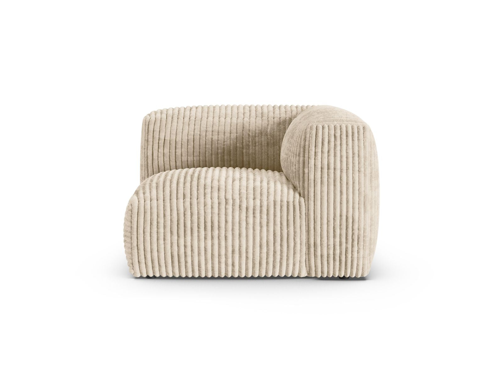 1-Sitzer Eckmodul XL Martina in Light Beige-Tilia präsentiert im Onlineshop von KAQTU Design AG. Modulares Sofa ist von Micadoni