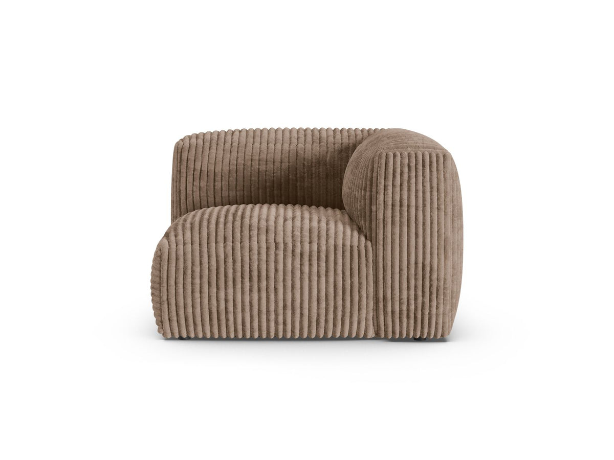 1-Sitzer Eckmodul XL Martina in Acorn-Tilia präsentiert im Onlineshop von KAQTU Design AG. Modulares Sofa ist von Micadoni