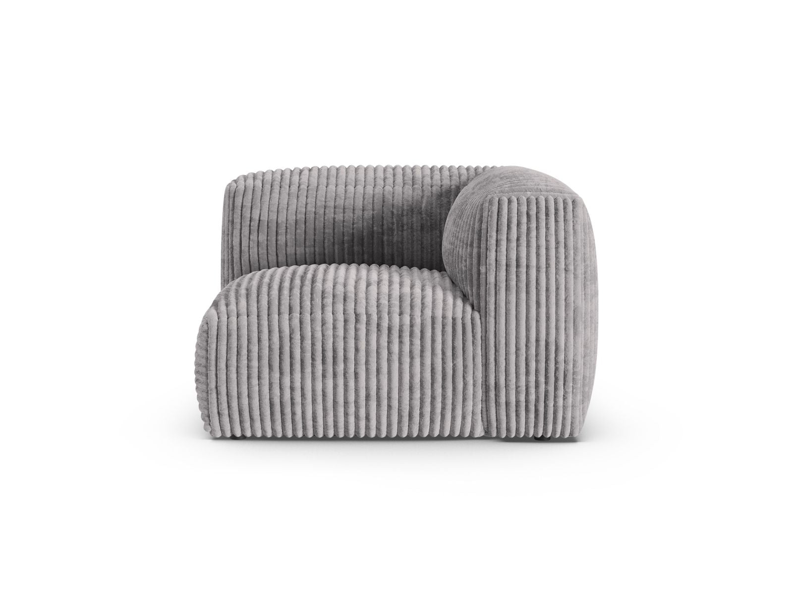 1-Sitzer Eckmodul XL Martina in Light Grey-Tilia präsentiert im Onlineshop von KAQTU Design AG. Modulares Sofa ist von Micadoni