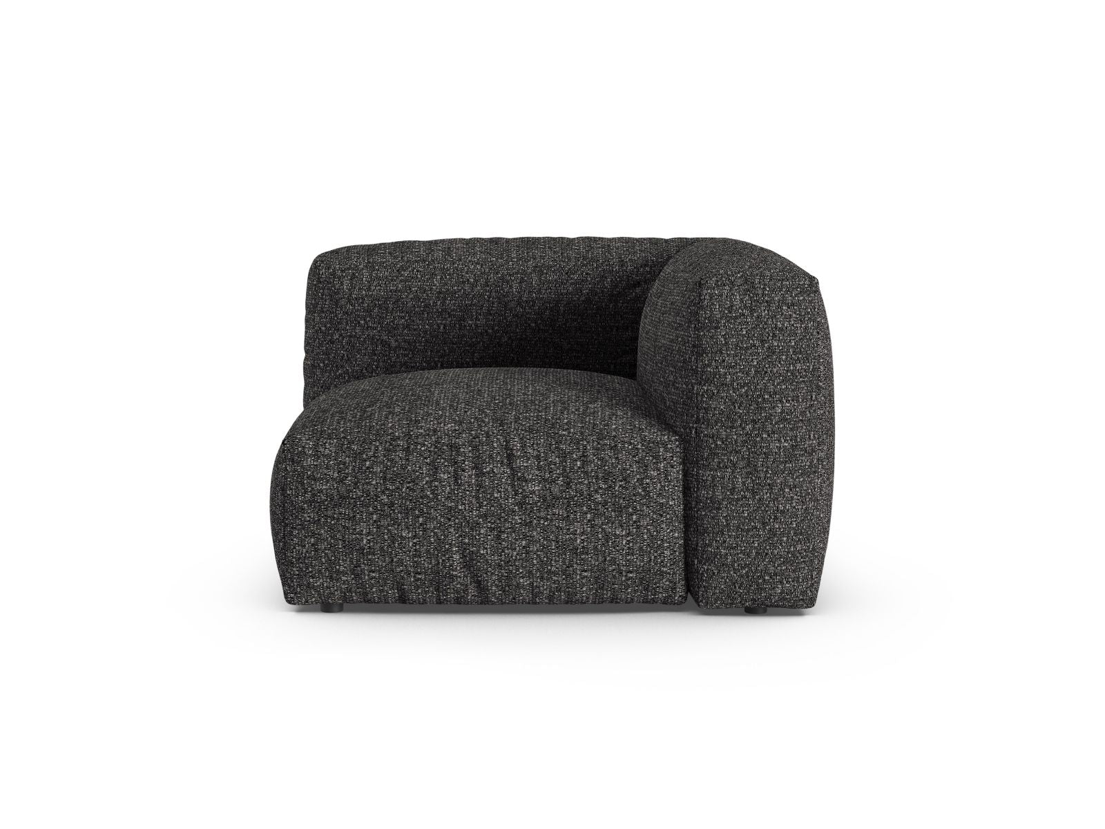 1-Sitzer Eckmodul XL Martina in Anthracite-Monet präsentiert im Onlineshop von KAQTU Design AG. Modulares Sofa ist von Micadoni