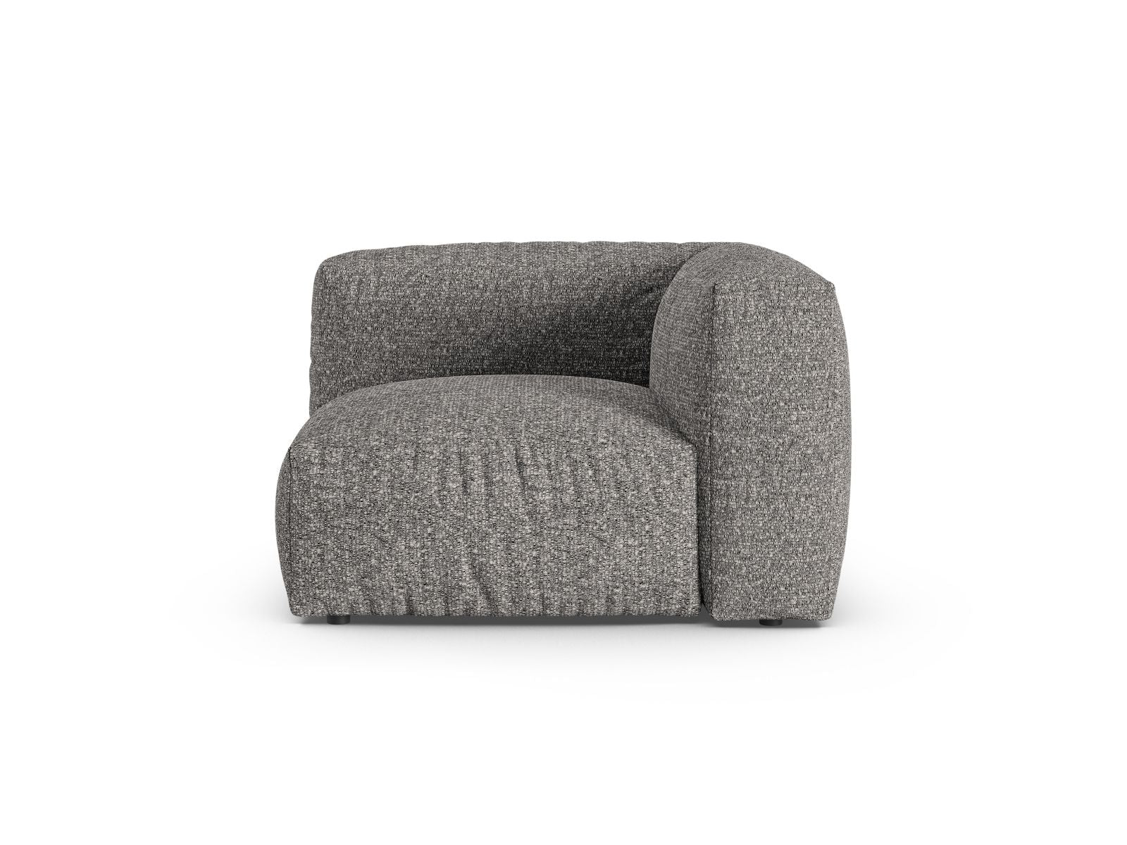 1-Sitzer Eckmodul XL Martina in Graphite-Monet präsentiert im Onlineshop von KAQTU Design AG. Modulares Sofa ist von Micadoni