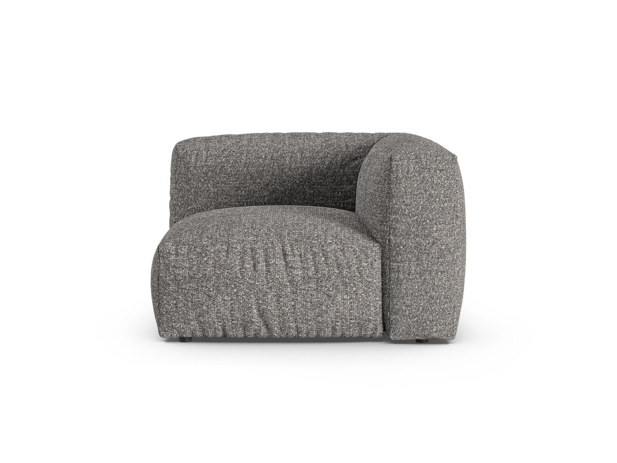 1-Sitzer Eckmodul XL Martina in Graphite-Monet präsentiert im Onlineshop von KAQTU Design AG. Modulares Sofa ist von Micadoni
