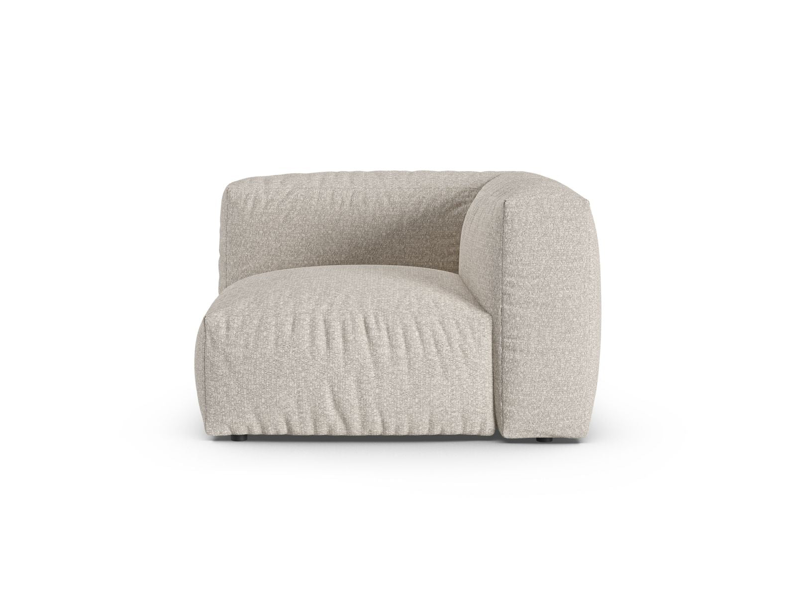 1-Sitzer Eckmodul XL Martina in Beige-Monet präsentiert im Onlineshop von KAQTU Design AG. Modulares Sofa ist von Micadoni