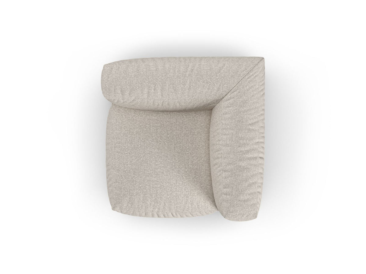 1-Sitzer Eckmodul XL Martina in Beige-Monet präsentiert im Onlineshop von KAQTU Design AG. Modulares Sofa ist von Micadoni
