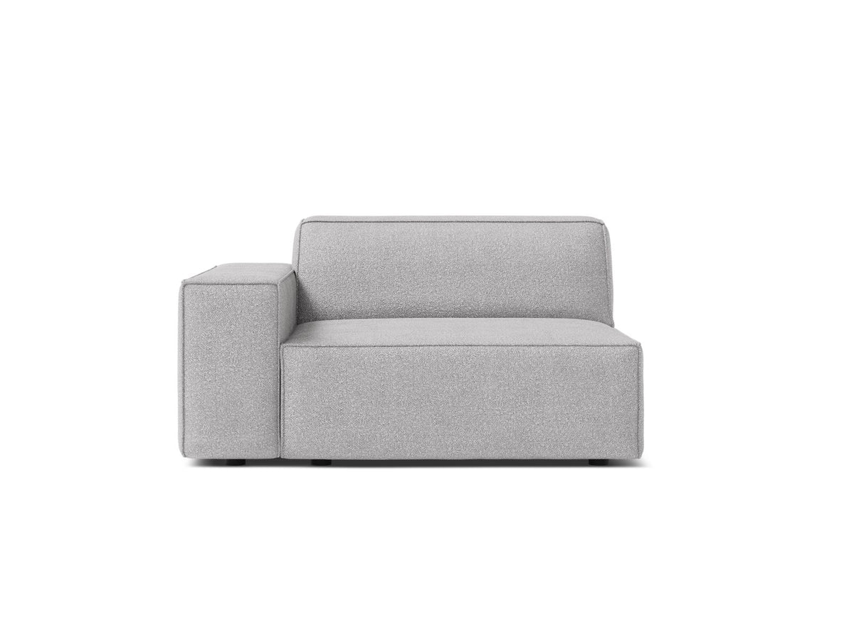 1-Sitzer Modul links Jodie in Light Grey-Baloo präsentiert im Onlineshop von KAQTU Design AG. Modulares Sofa ist von Micadoni