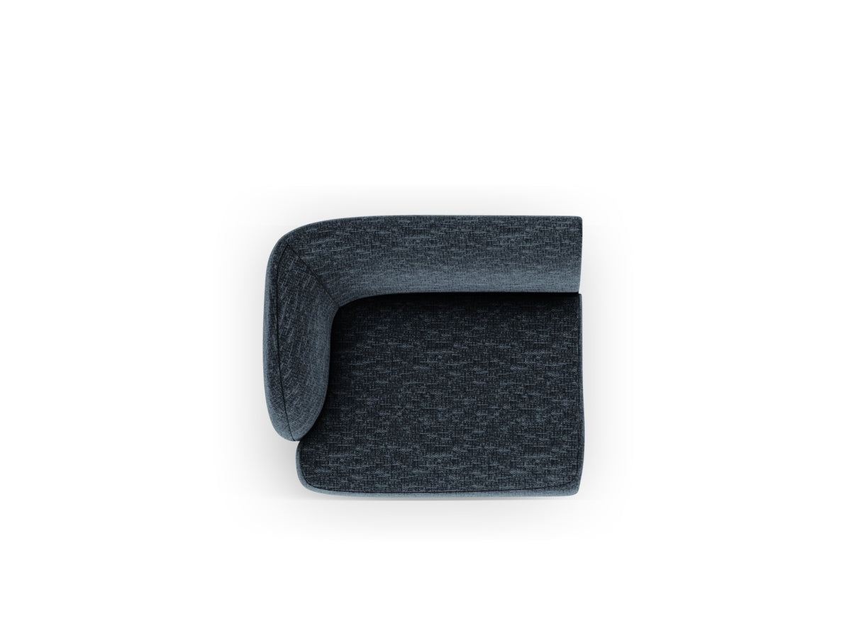 Miley Modul links 1 Sitzer in Royal Blue-Haga präsentiert im Onlineshop von KAQTU Design AG. Modulares Sofa ist von Micadoni