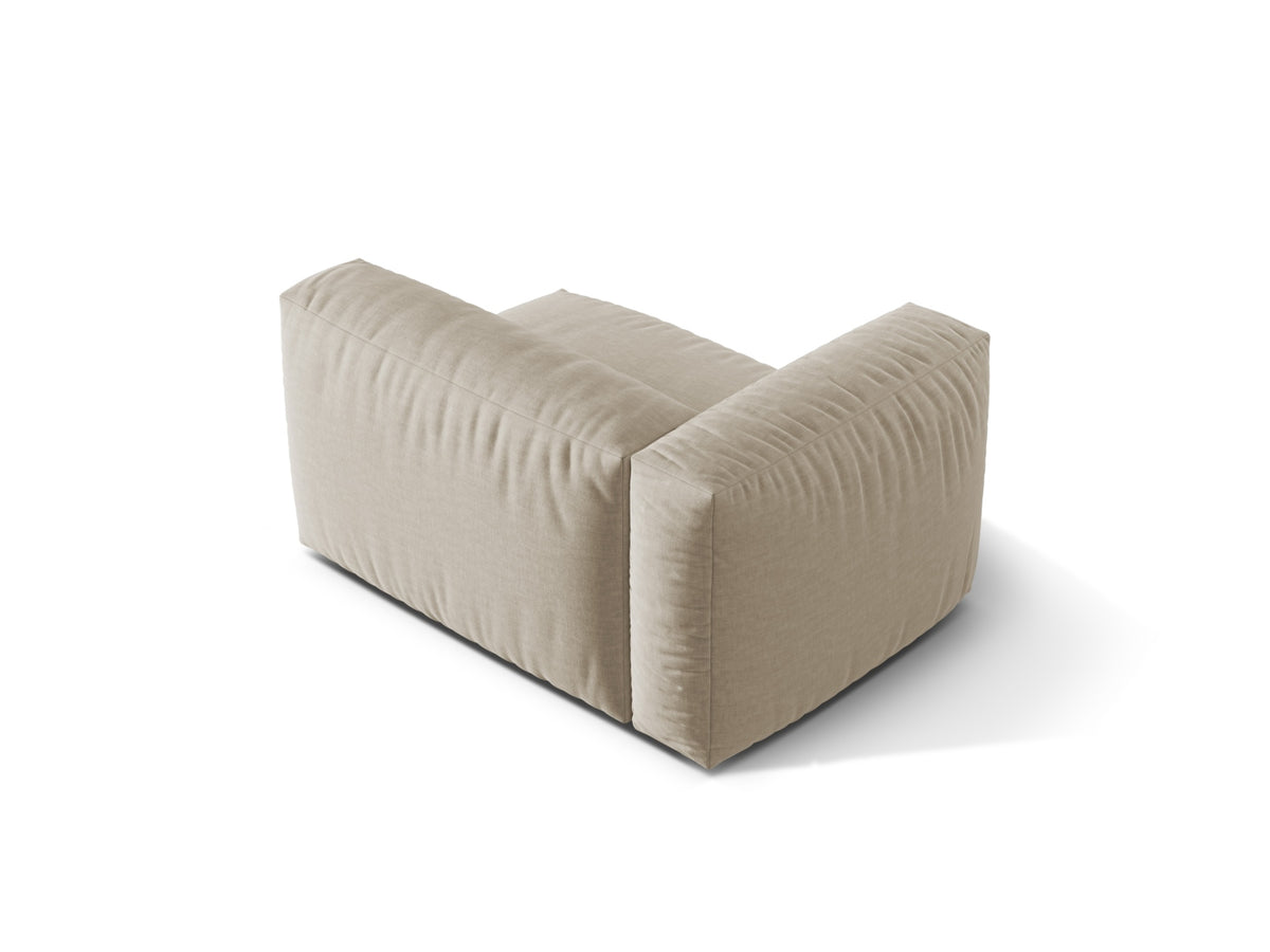 Martina Modul links 1 Sitzer in Light Beige-Boston präsentiert im Onlineshop von KAQTU Design AG. Modulares Sofa ist von Micadoni