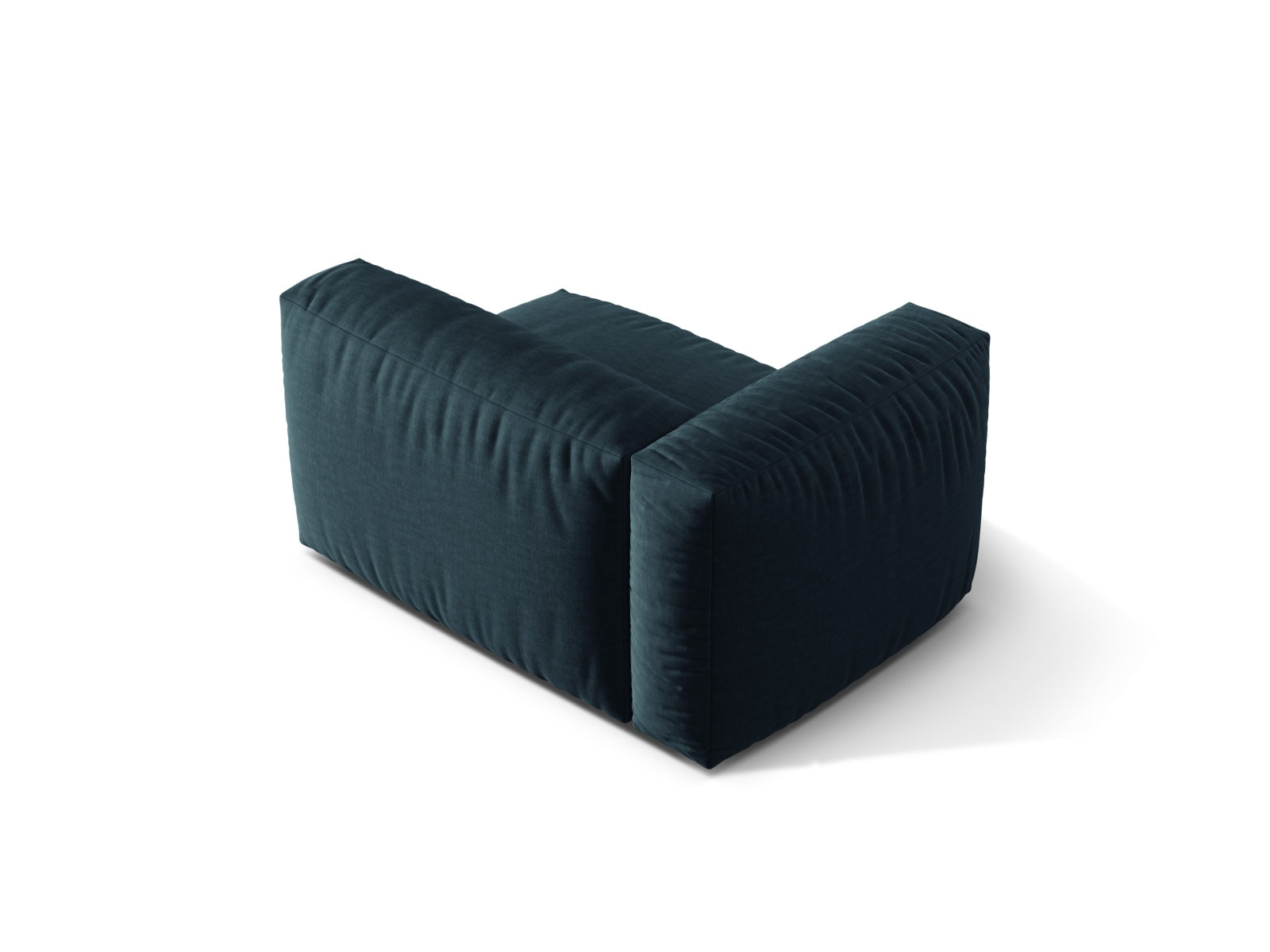 Martina Modul links 1 Sitzer in Blue Jeans präsentiert im Onlineshop von KAQTU Design AG. Modulares Sofa ist von Micadoni