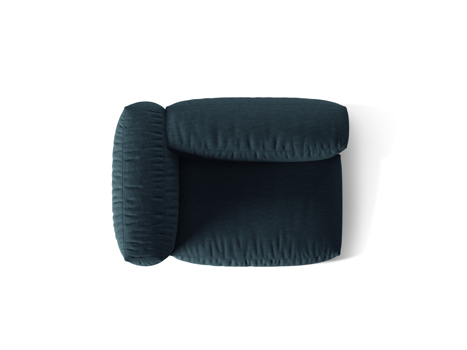 Martina Modul links 1 Sitzer in Blue Jeans präsentiert im Onlineshop von KAQTU Design AG. Modulares Sofa ist von Micadoni
