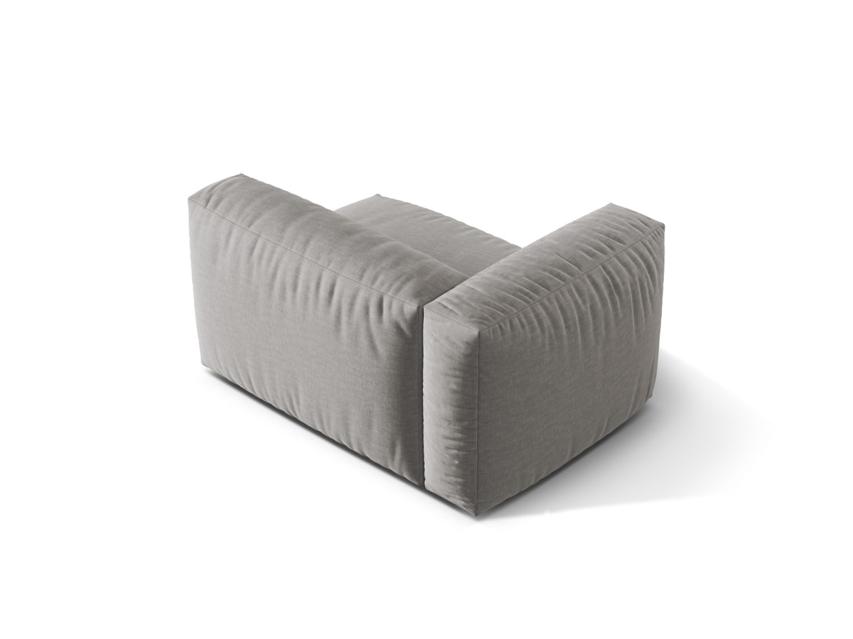 Martina Modul links 1 Sitzer in Light Grey-Boston präsentiert im Onlineshop von KAQTU Design AG. Modulares Sofa ist von Micadoni
