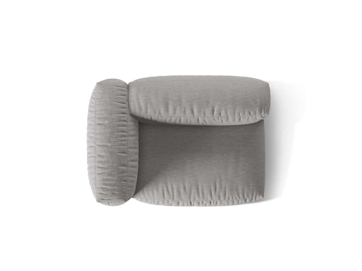 Martina Modul links 1 Sitzer in Light Grey-Boston präsentiert im Onlineshop von KAQTU Design AG. Modulares Sofa ist von Micadoni