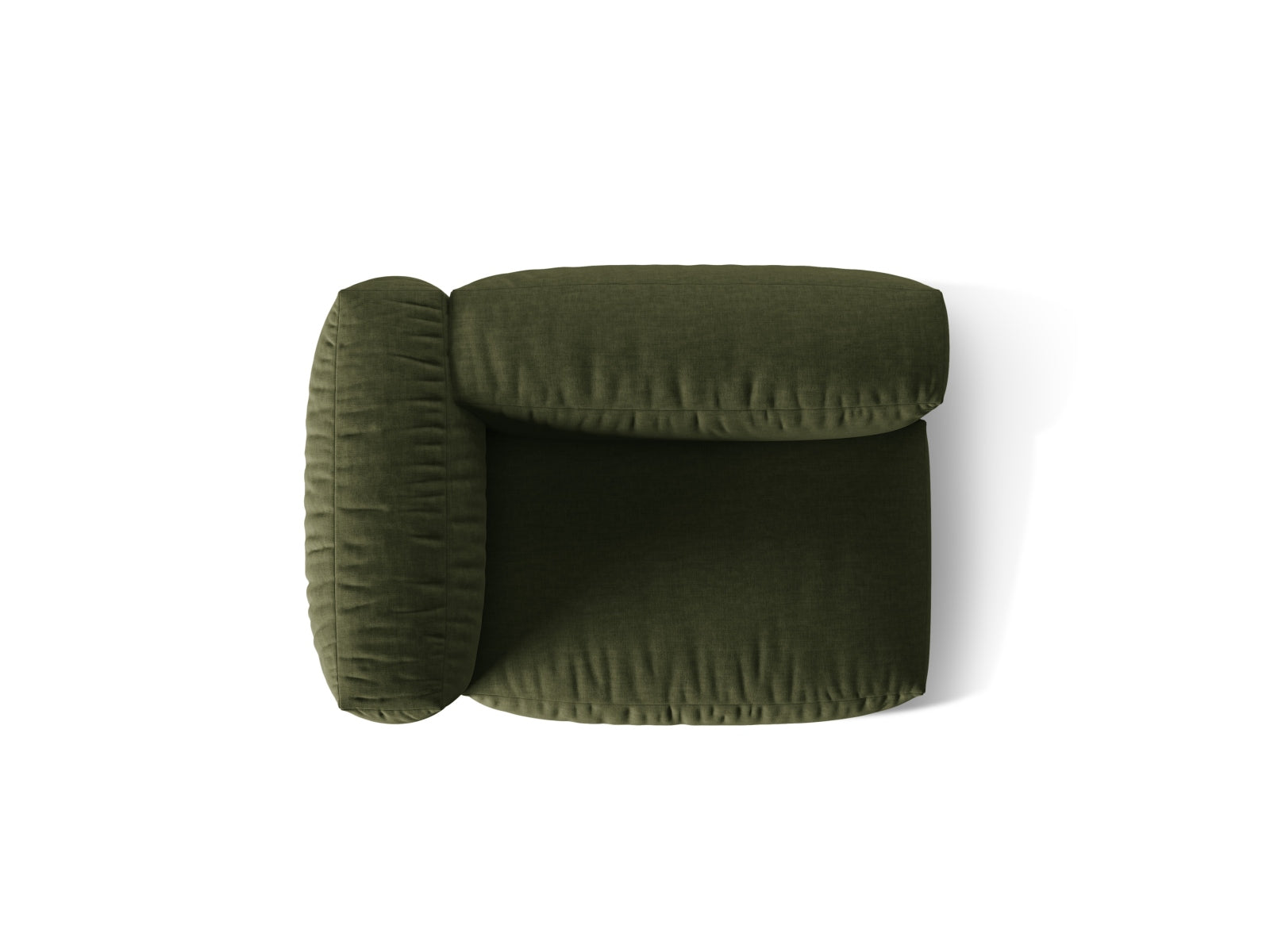 Martina Modul links 1 Sitzer in Green präsentiert im Onlineshop von KAQTU Design AG. Modulares Sofa ist von Micadoni