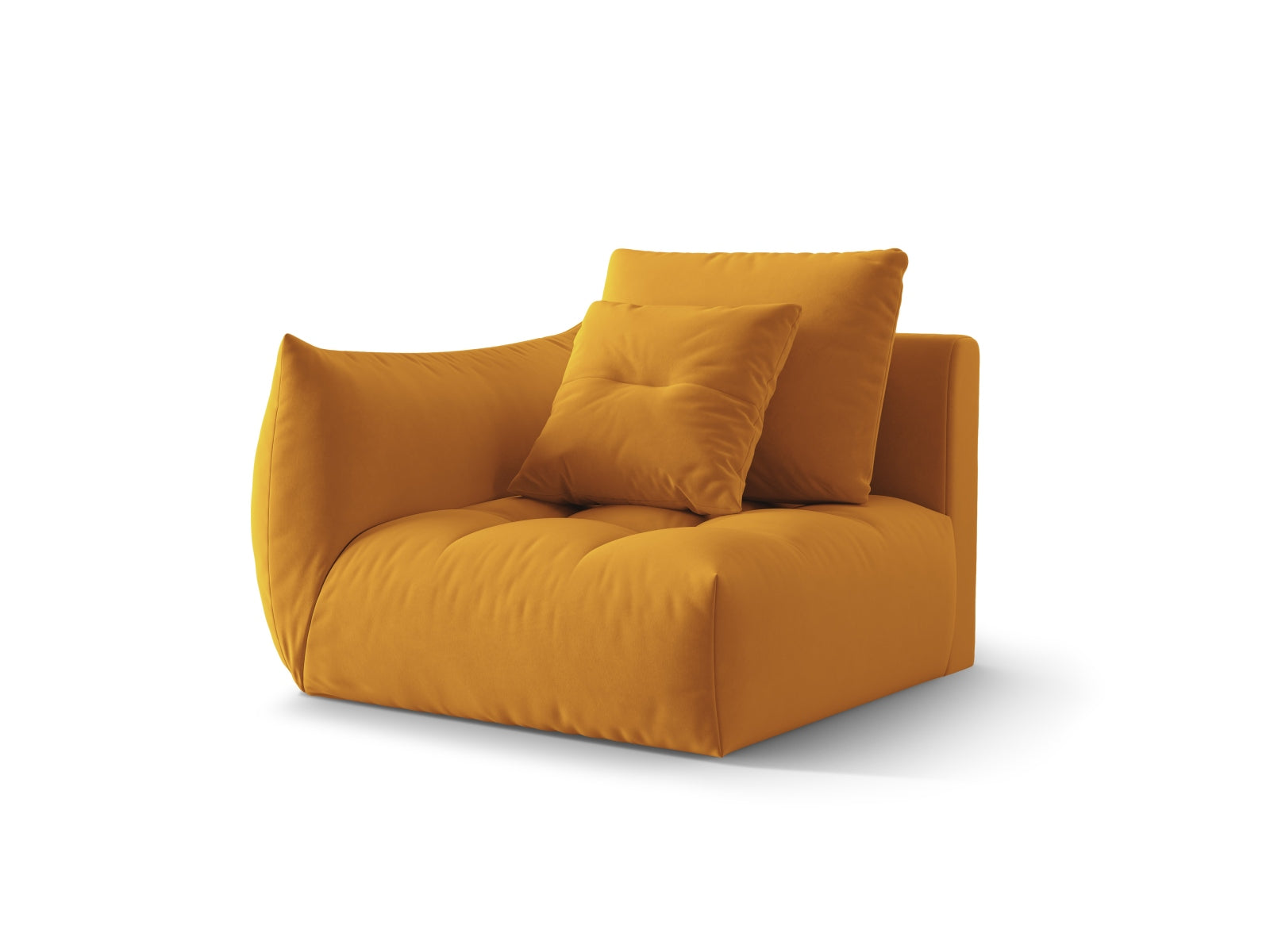 Entdecken Sie den eleganten Bloom Velour Modul 1-Sitzer von Micadoni – ein flexibles Boho-Möbelstück, das in zahlreichen Farben erhältlich ist und jeden Raum aufwertet!