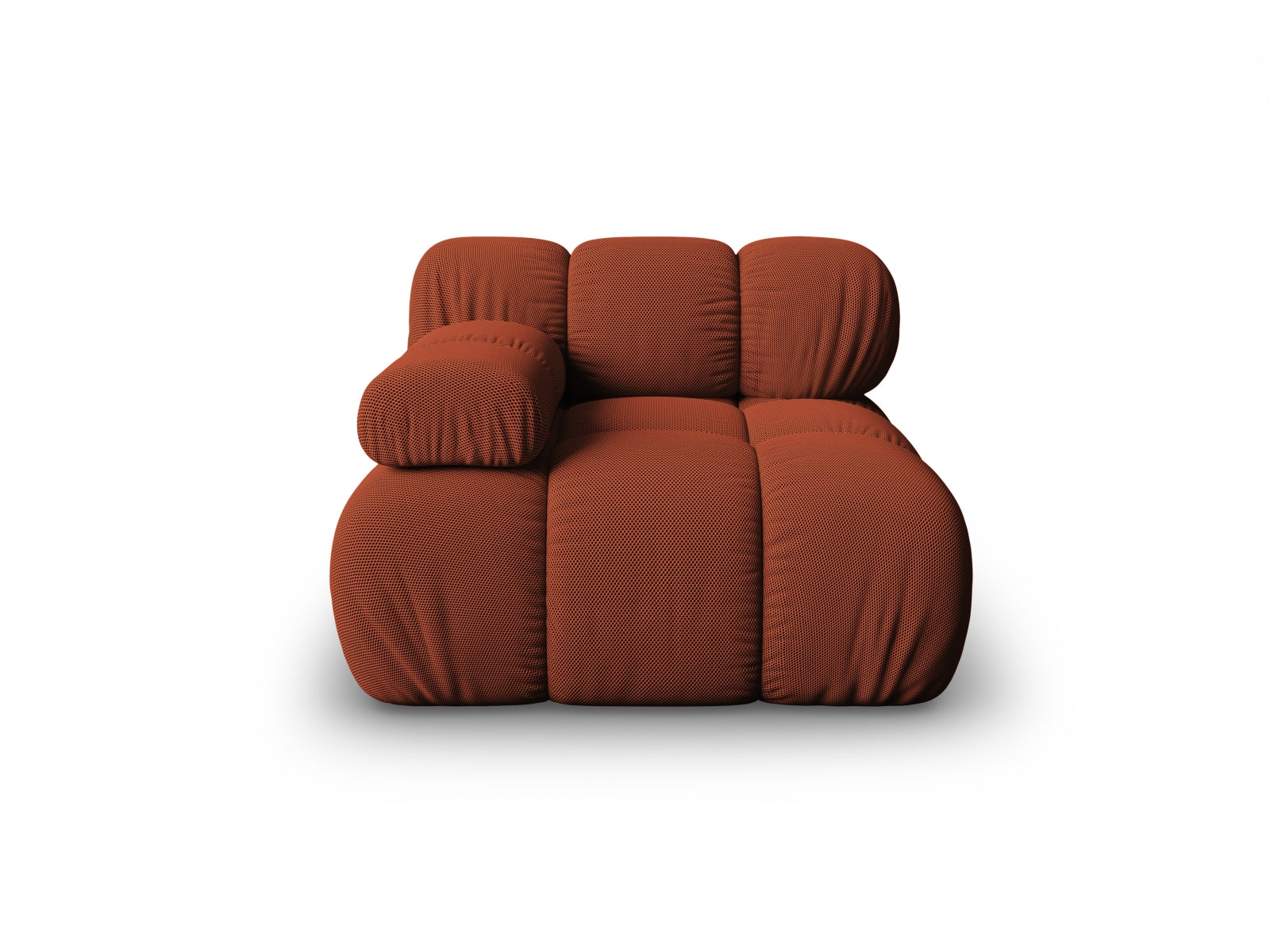 Bellis Modul links 1 Sitzer in Brick-Sonic präsentiert im Onlineshop von KAQTU Design AG. Modulares Sofa ist von Micadoni