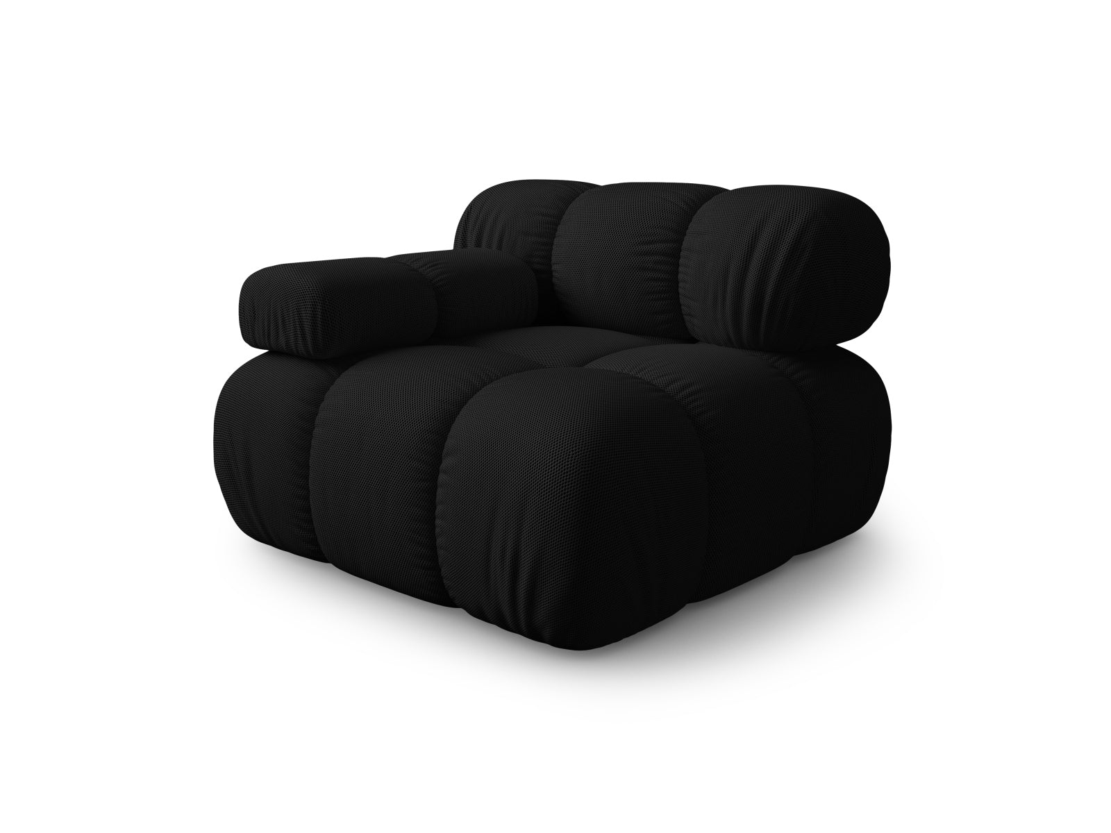 Elegantes Bellis Modul links 1 Sitzer in stilvollem Black-Sonic, ideal für moderne Wohnräume und vielseitige Sofa-Kombinationen.