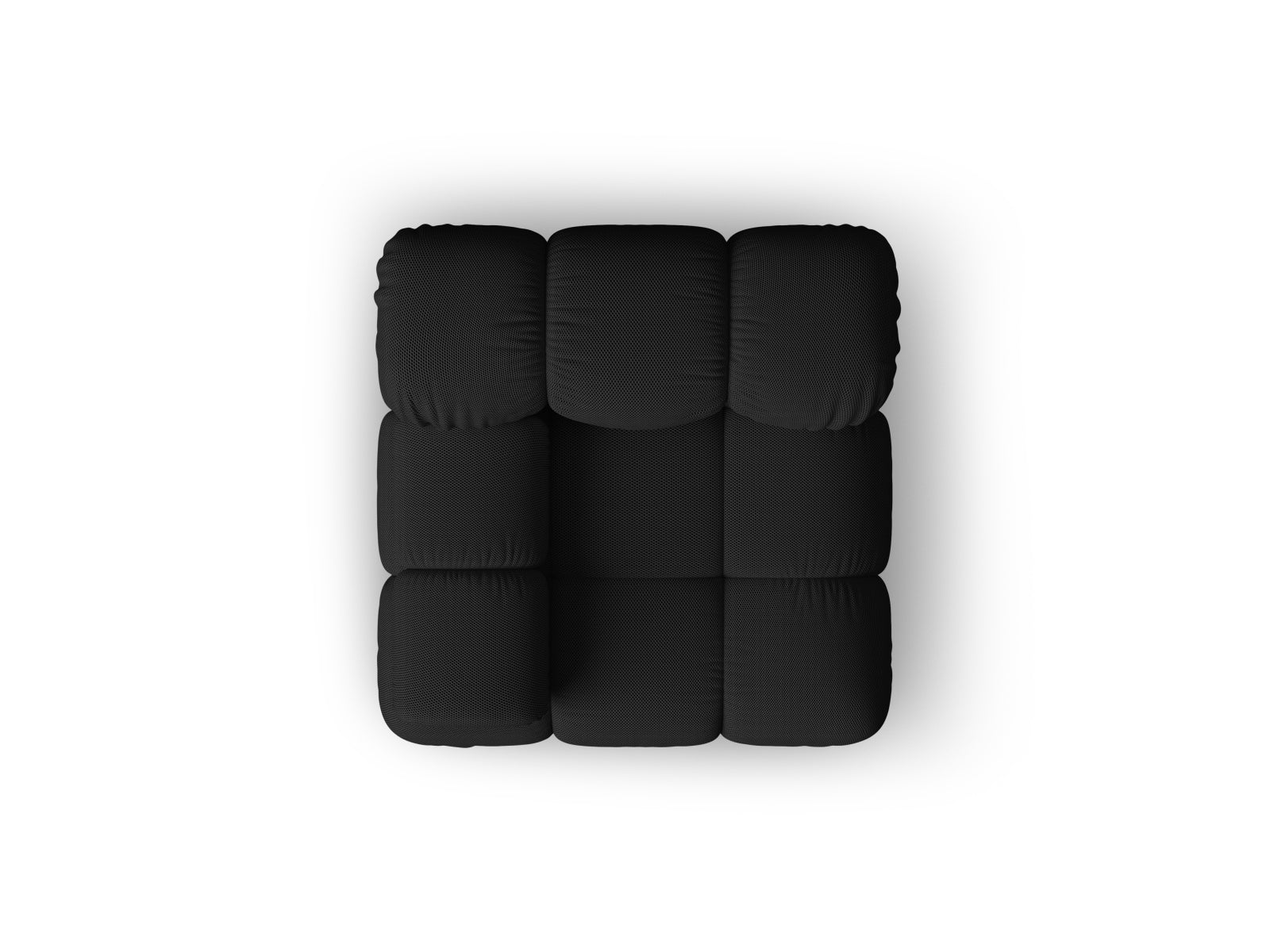 Stylisches Bellis Modul links 1 Sitzer in edlem Black-Sonic, perfekt für kreative Sofa-Arrangements und zeitgemäße Inneneinrichtungen.