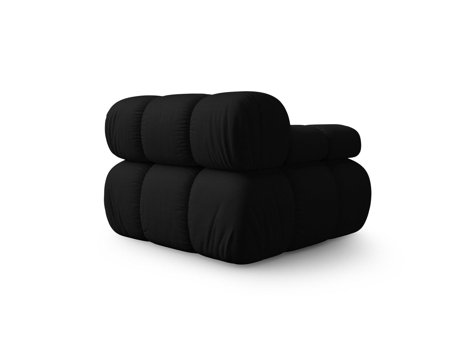 Elegantes Bellis Modul links 1 Sitzer in modernem Black-Sonic, ideal für individuelle Wohnkonzepte und stilvolle Raumgestaltungen.