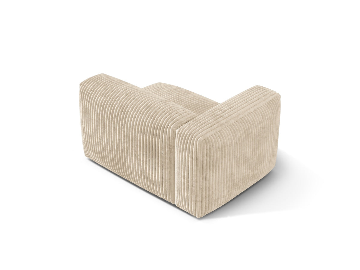 Martina Modul links 1 Sitzer in Light Beige-Tilia präsentiert im Onlineshop von KAQTU Design AG. Modulares Sofa ist von Micadoni
